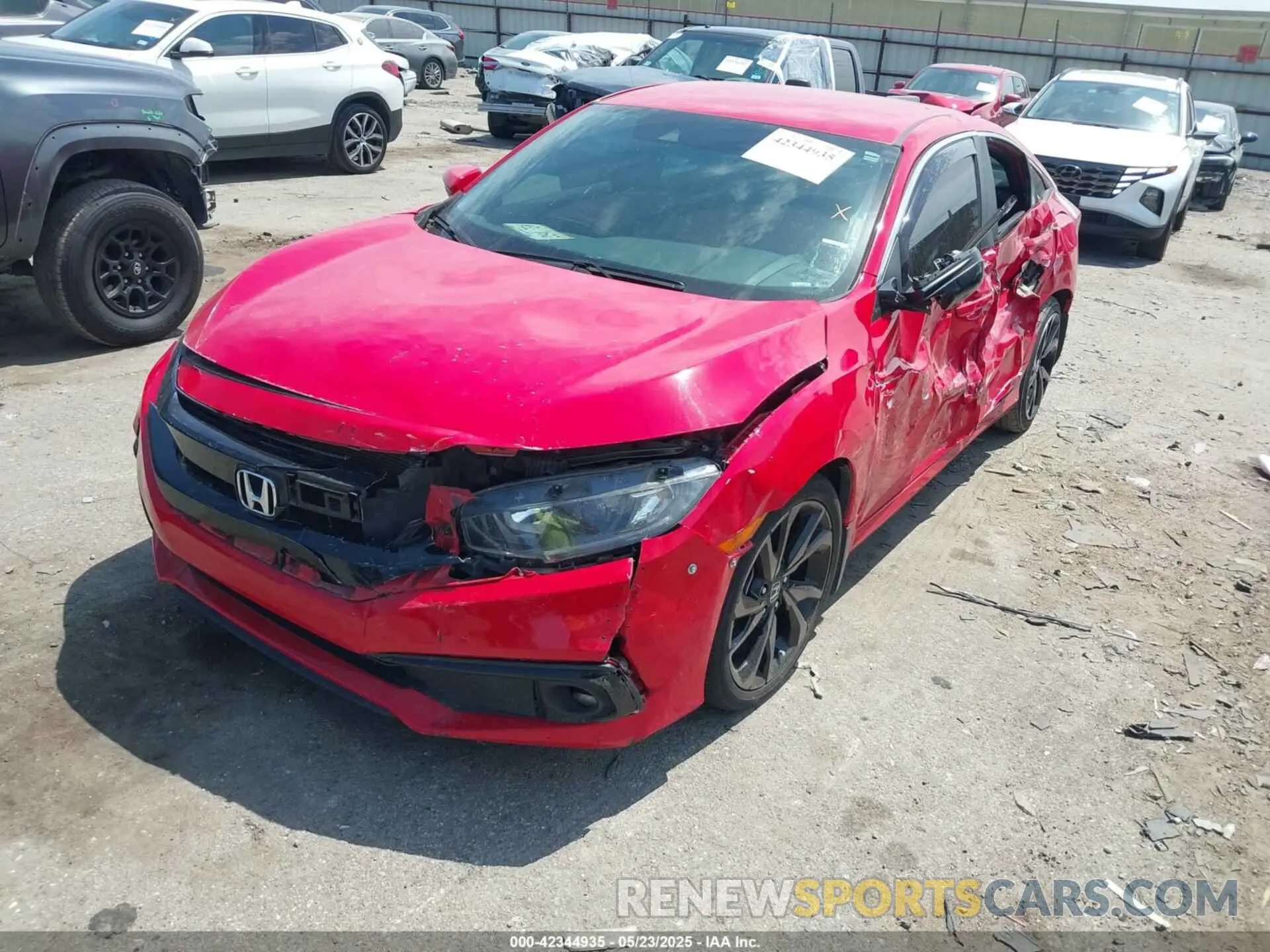 2 Photograph of a damaged car 2HGFC2F86MH512178 HONDA CIVIC 2021