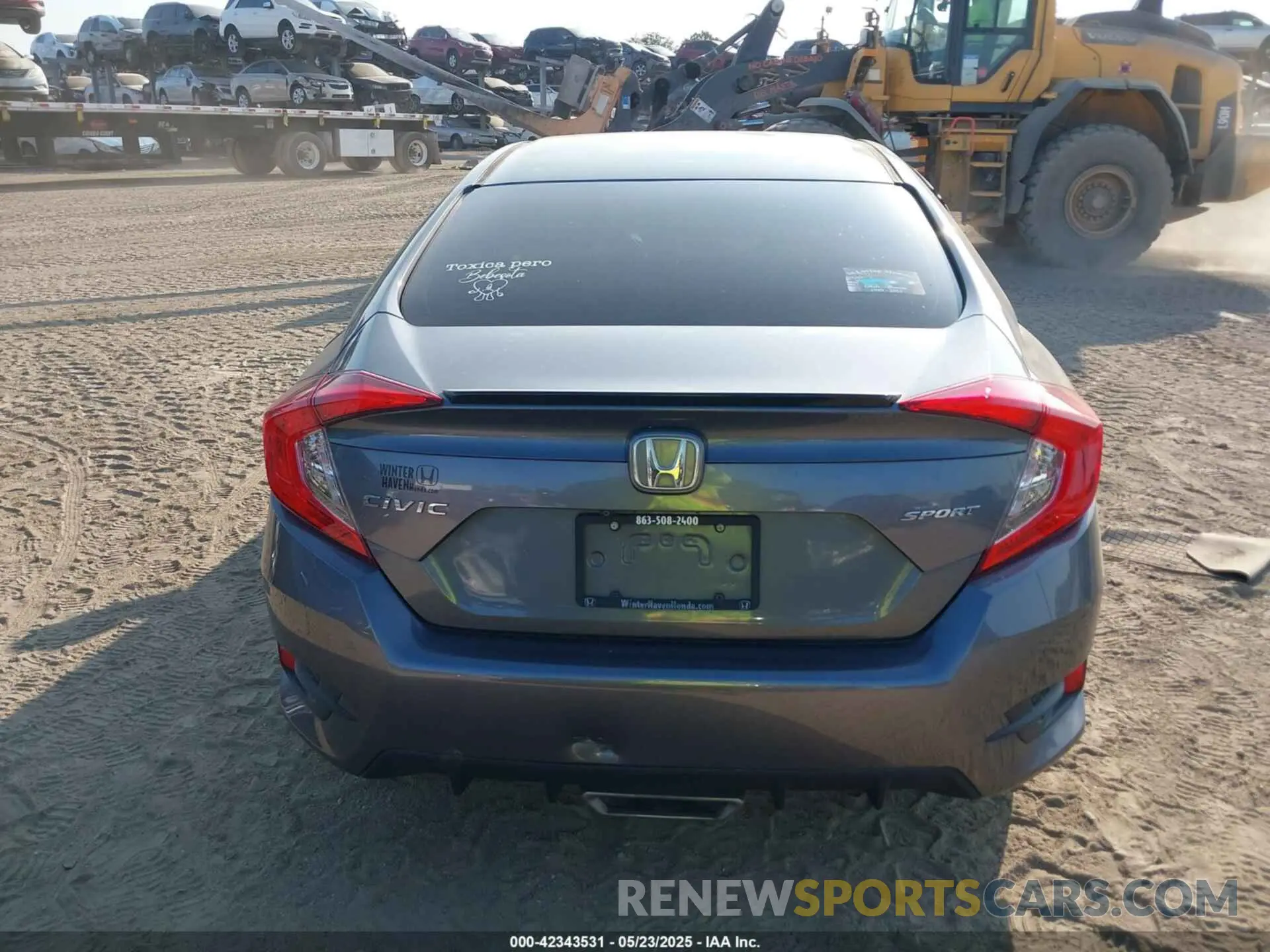 16 Photograph of a damaged car 2HGFC2F86MH518952 HONDA CIVIC 2021