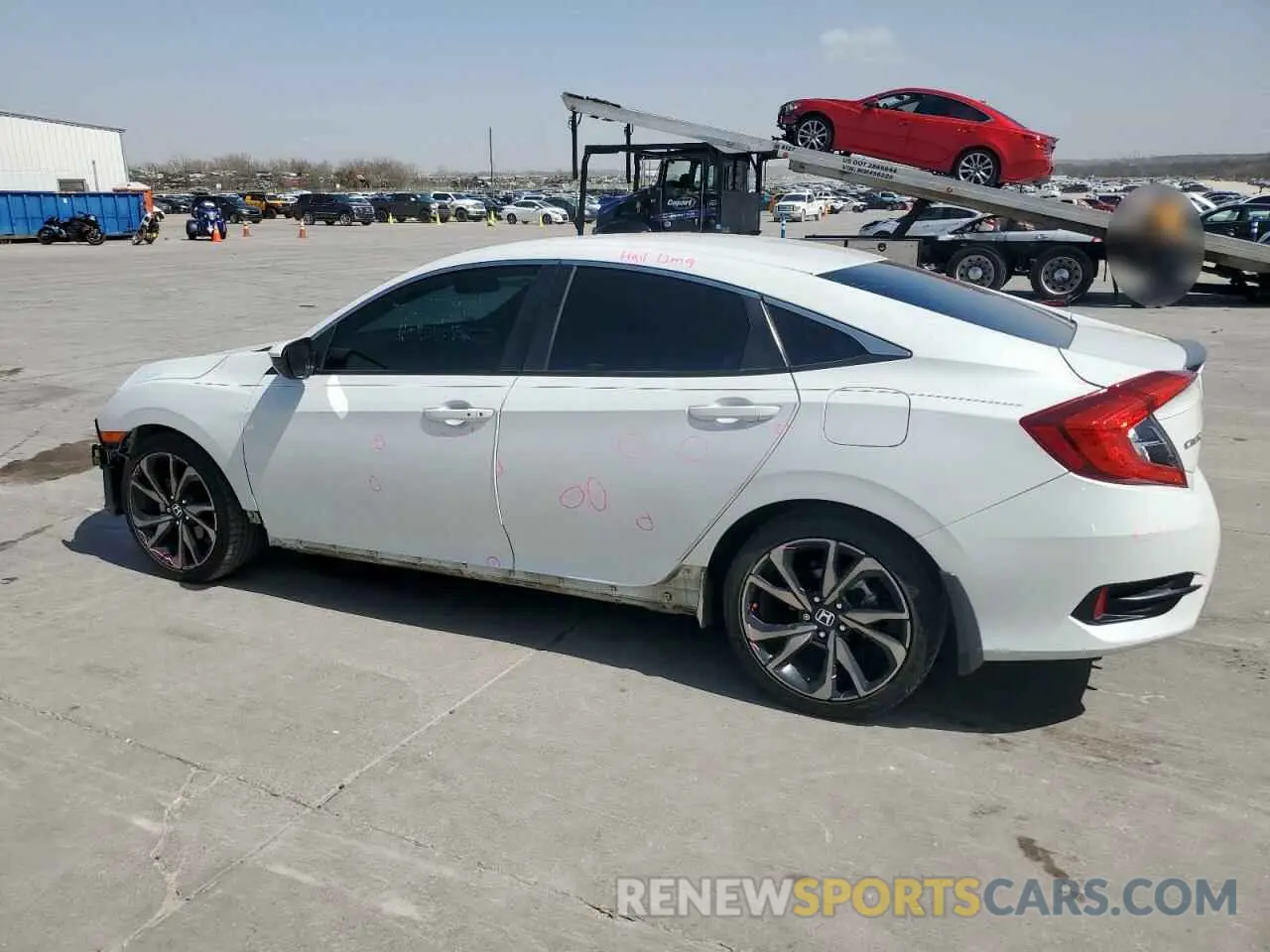 2 Photograph of a damaged car 2HGFC2F86MH526176 HONDA CIVIC 2021