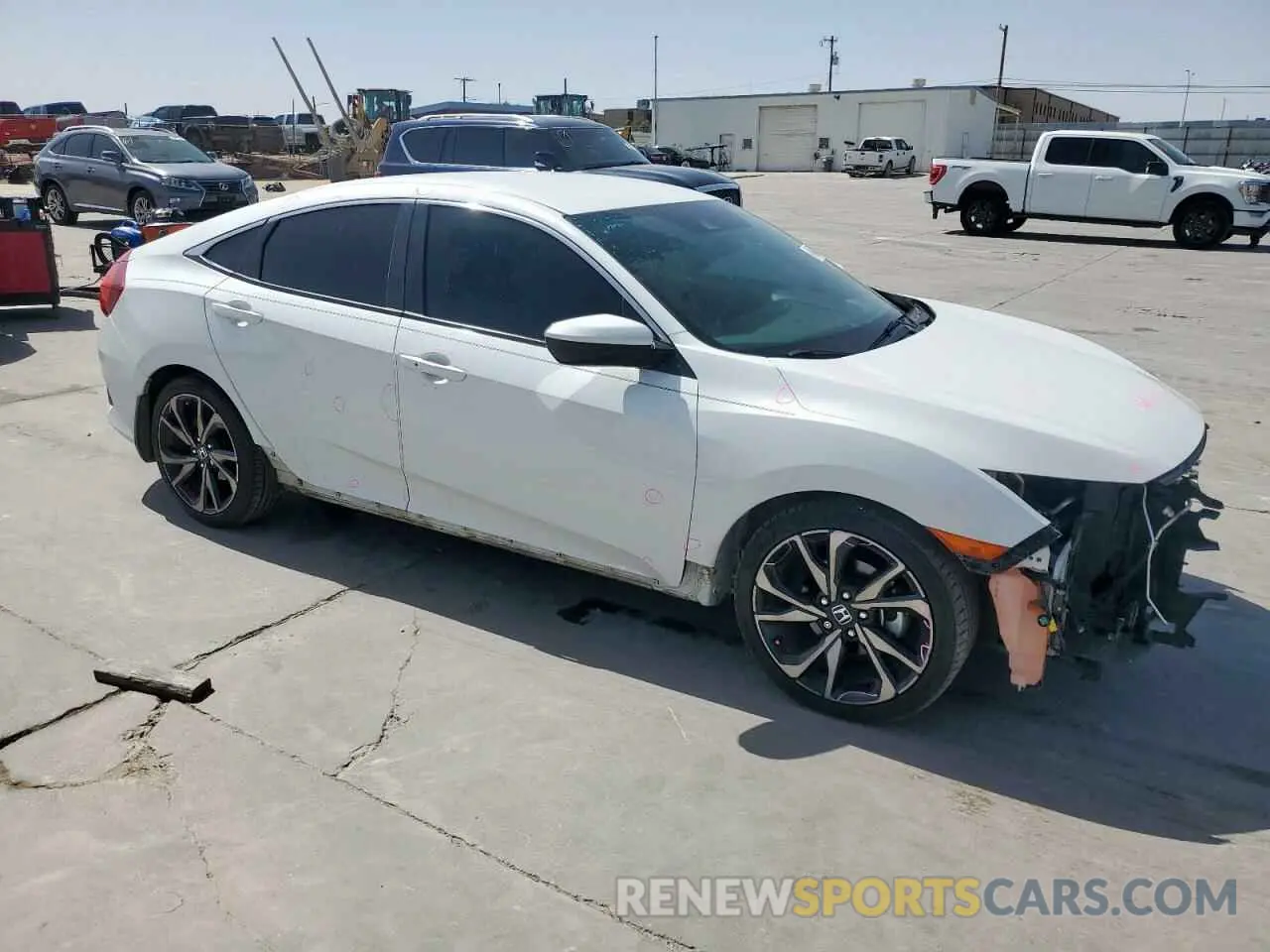 4 Photograph of a damaged car 2HGFC2F86MH526176 HONDA CIVIC 2021