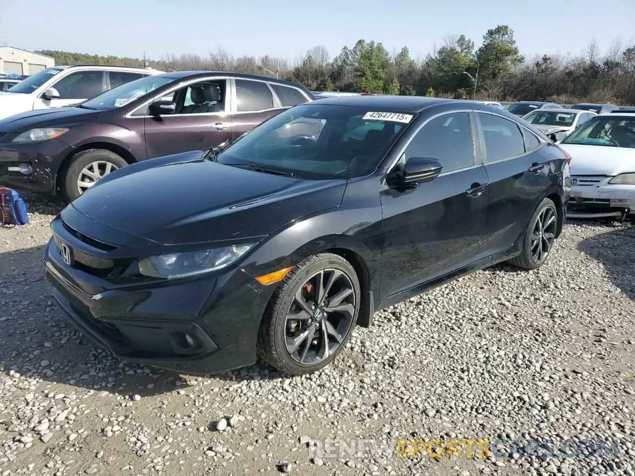 1 Photograph of a damaged car 2HGFC2F86MH527313 HONDA CIVIC 2021