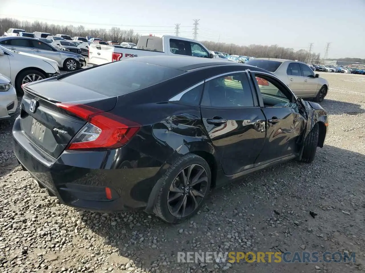 3 Photograph of a damaged car 2HGFC2F86MH527313 HONDA CIVIC 2021