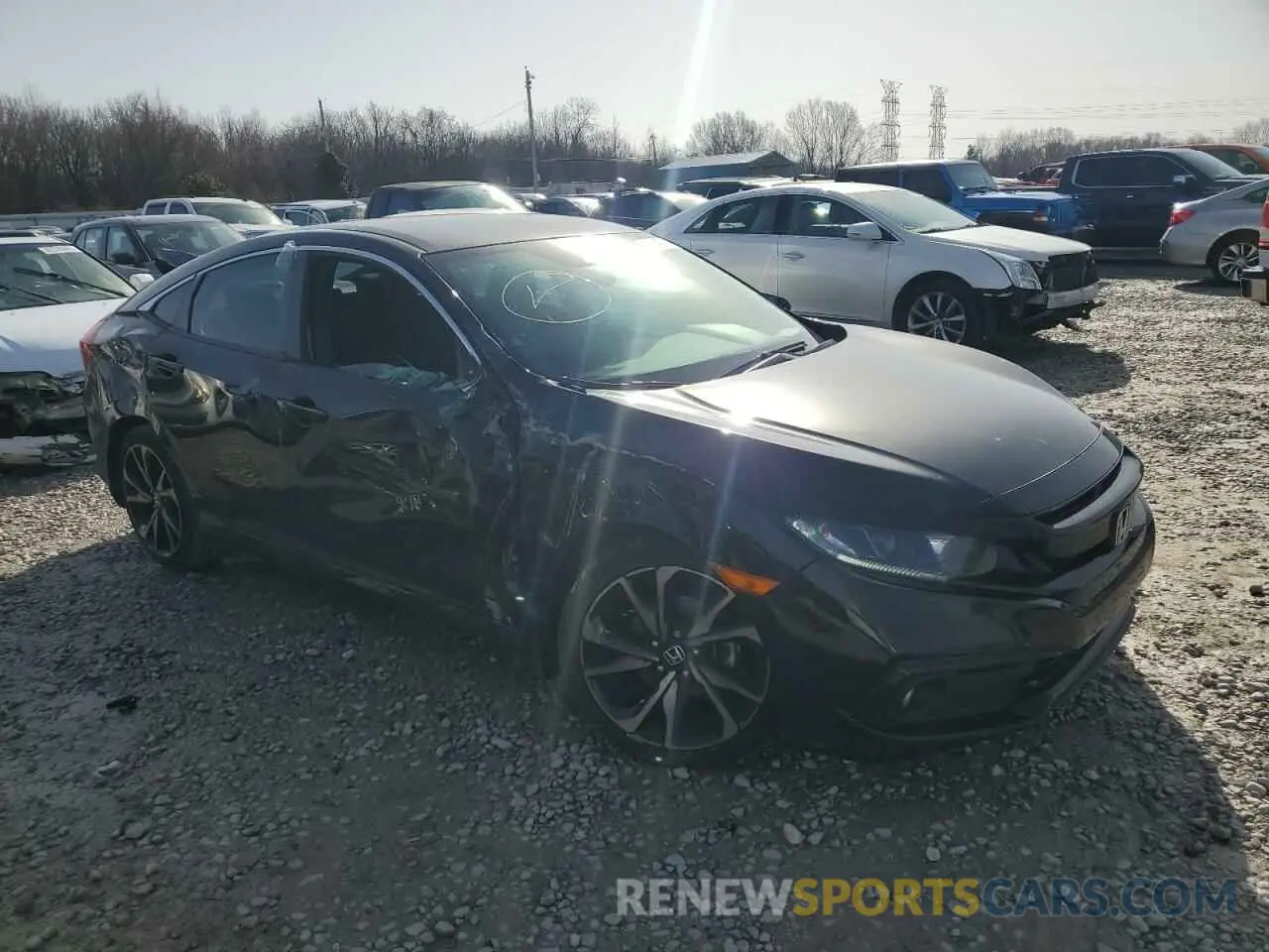 4 Photograph of a damaged car 2HGFC2F86MH527313 HONDA CIVIC 2021