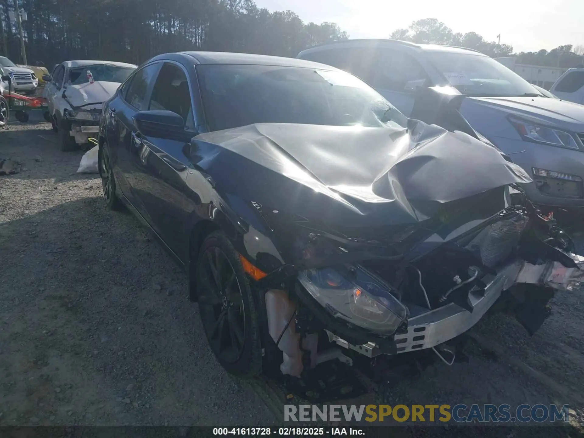 1 Photograph of a damaged car 2HGFC2F86MH532639 HONDA CIVIC 2021