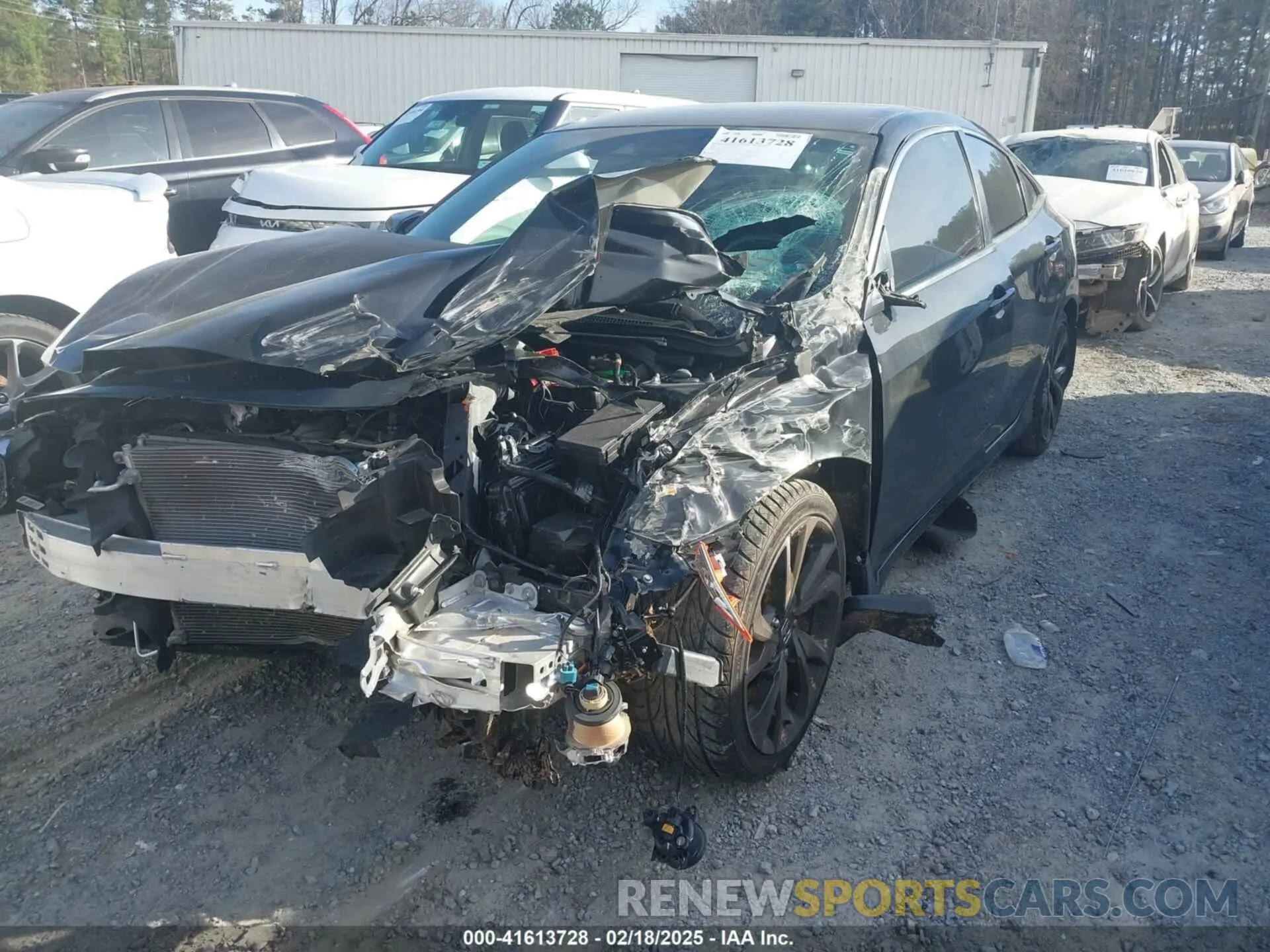 2 Photograph of a damaged car 2HGFC2F86MH532639 HONDA CIVIC 2021