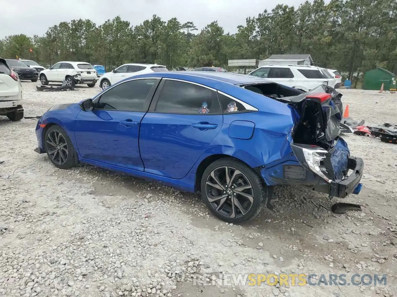 2 Photograph of a damaged car 2HGFC2F86MH538926 HONDA CIVIC 2021