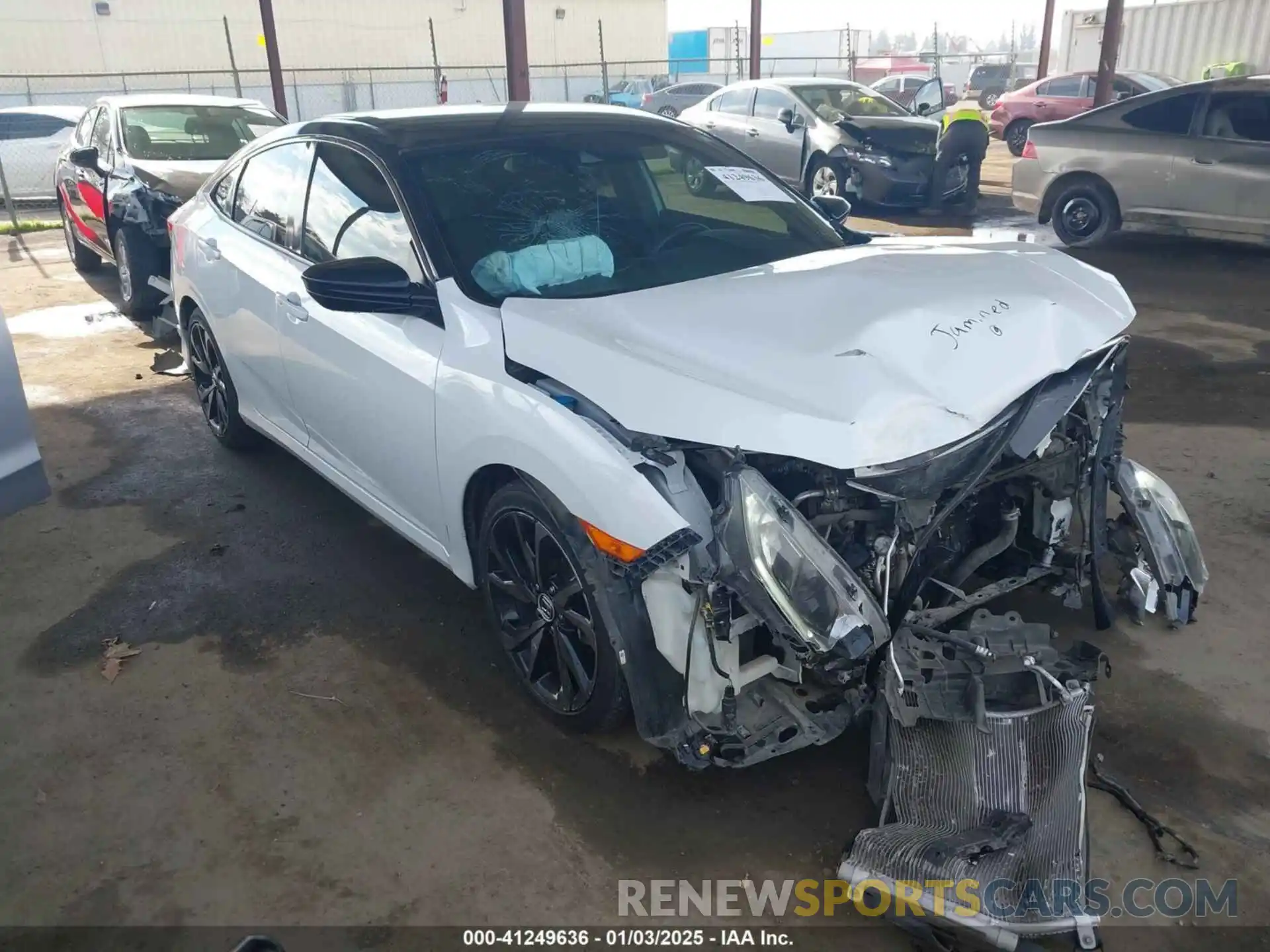 1 Photograph of a damaged car 2HGFC2F86MH540062 HONDA CIVIC 2021