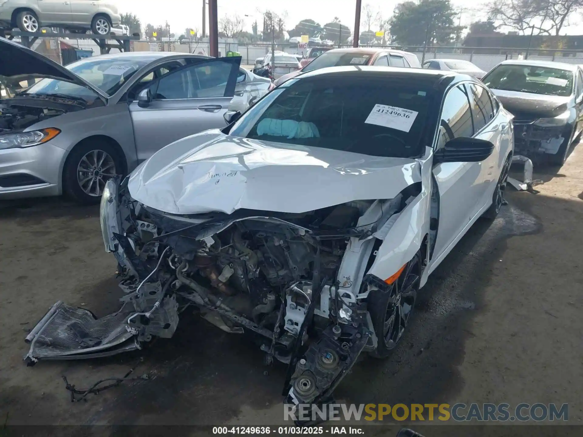 2 Photograph of a damaged car 2HGFC2F86MH540062 HONDA CIVIC 2021