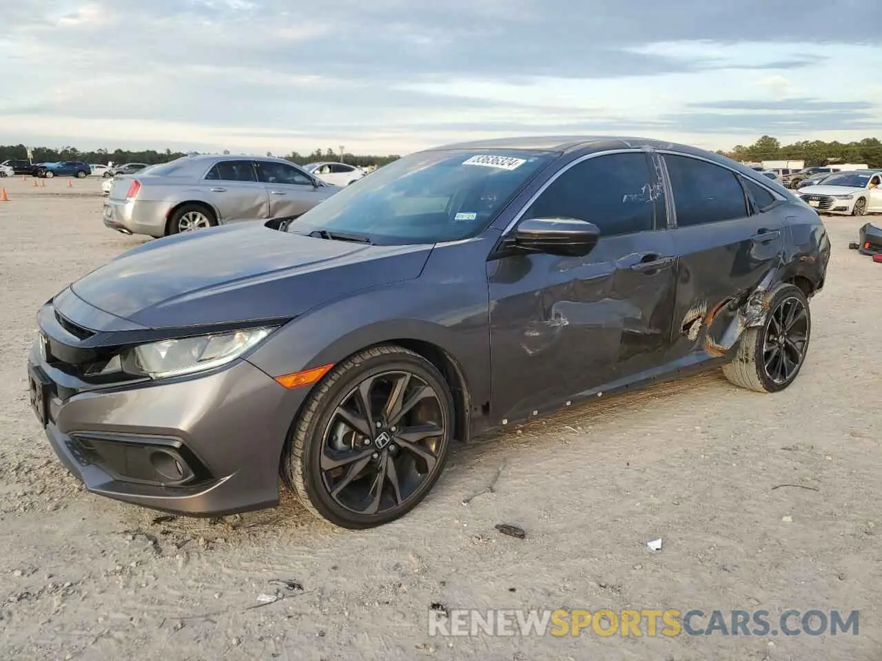 1 Photograph of a damaged car 2HGFC2F86MH550543 HONDA CIVIC 2021
