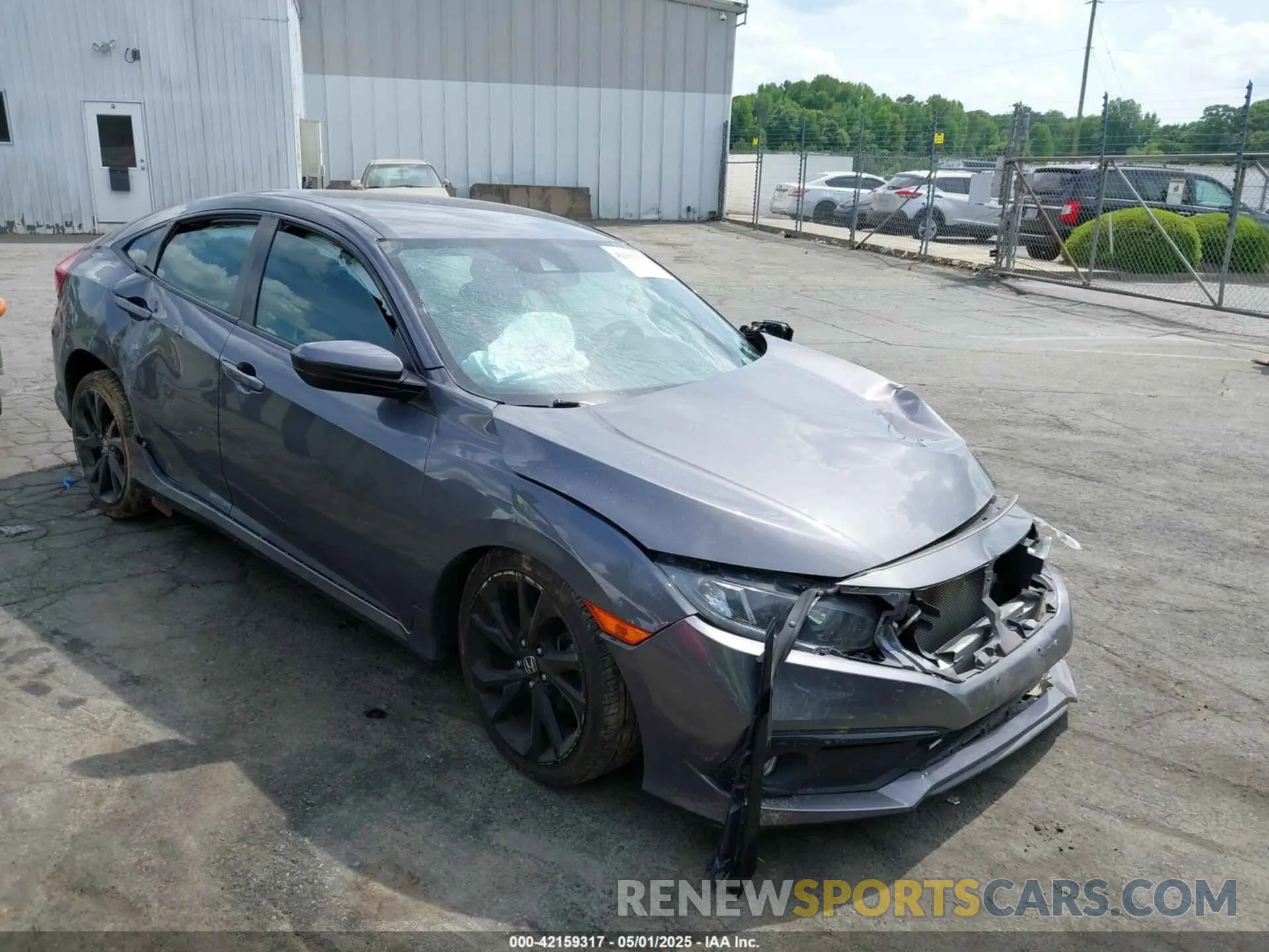 1 Photograph of a damaged car 2HGFC2F86MH550736 HONDA CIVIC 2021
