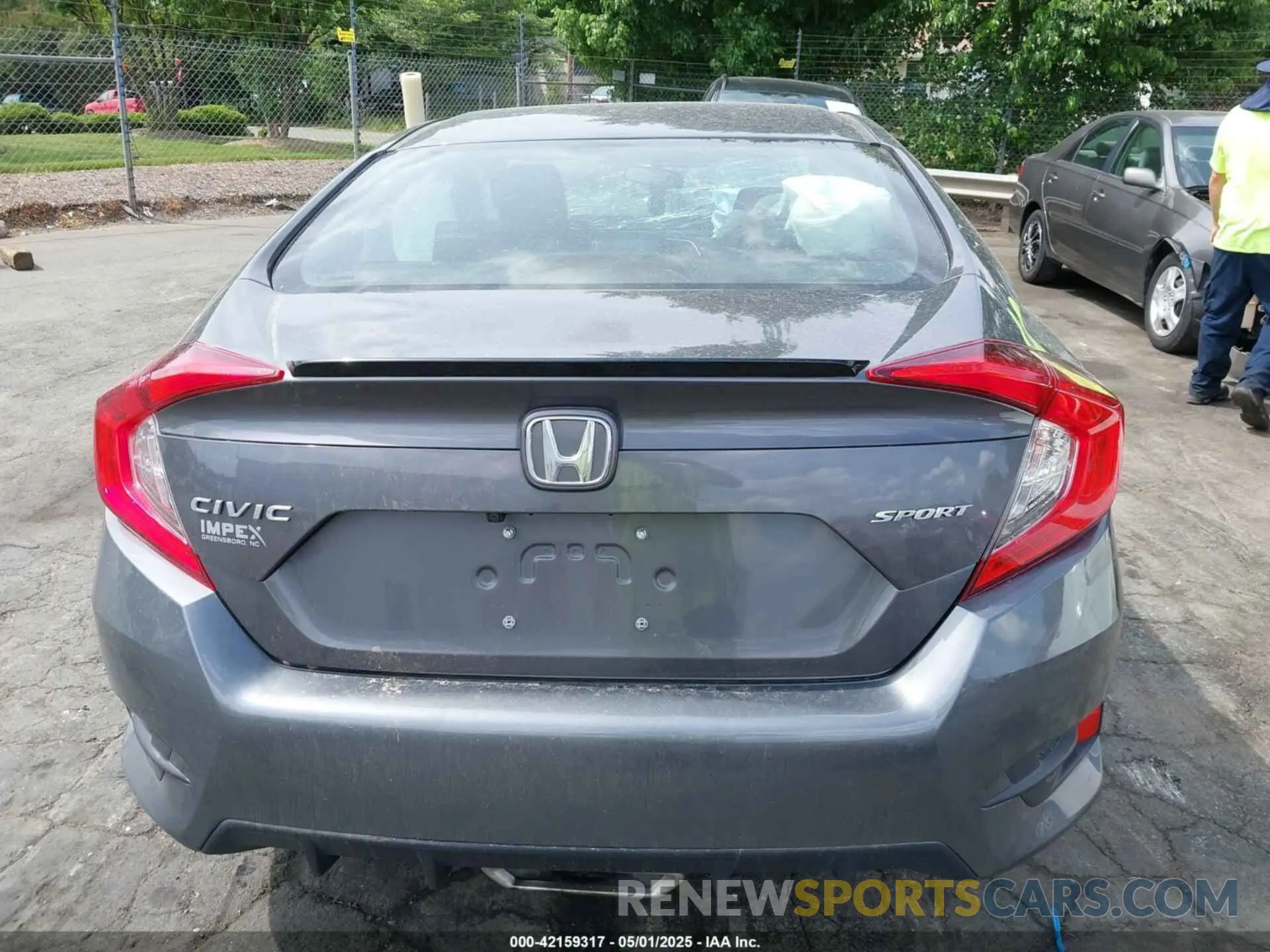 16 Photograph of a damaged car 2HGFC2F86MH550736 HONDA CIVIC 2021