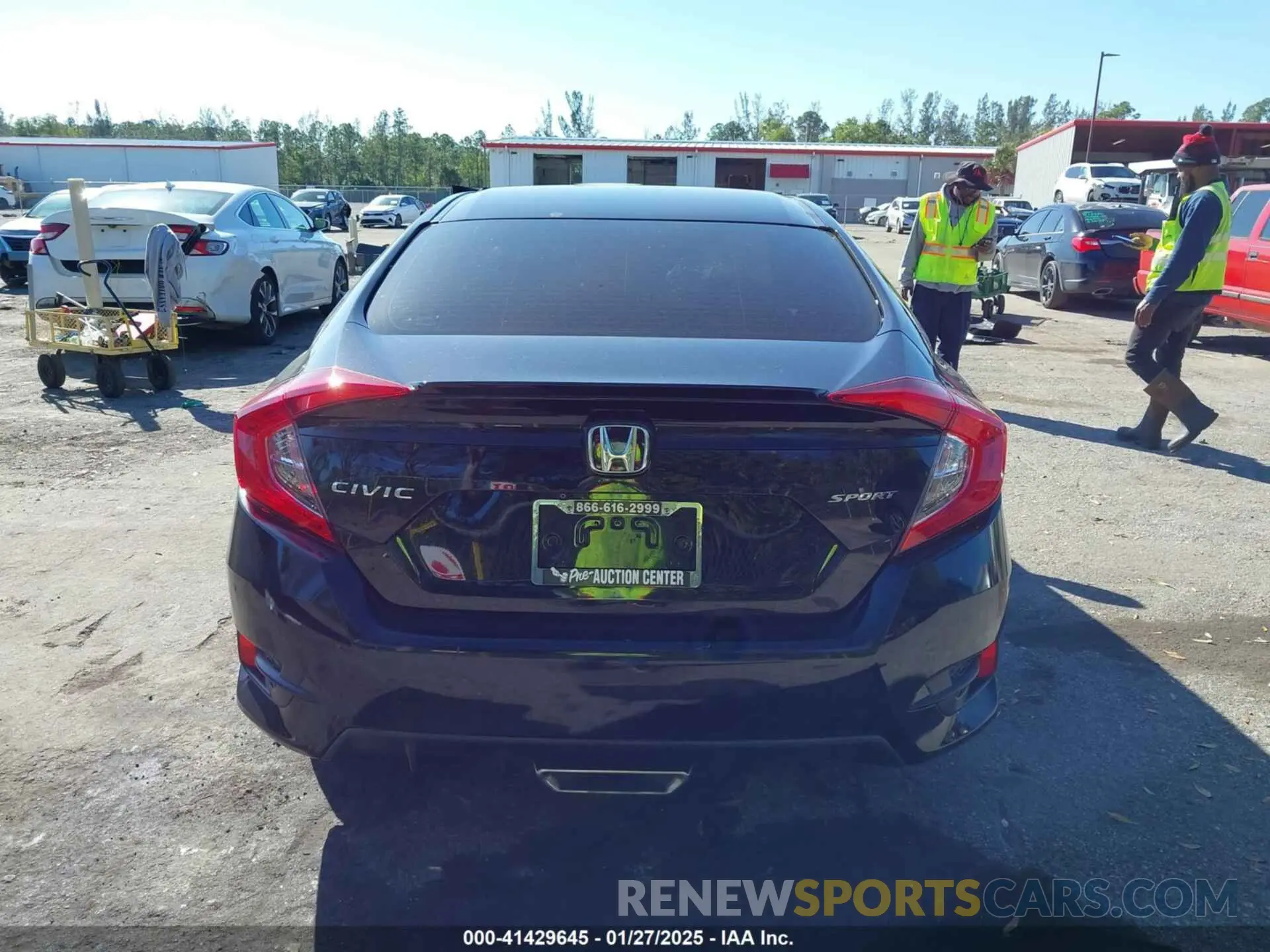 16 Photograph of a damaged car 2HGFC2F86MH551028 HONDA CIVIC 2021