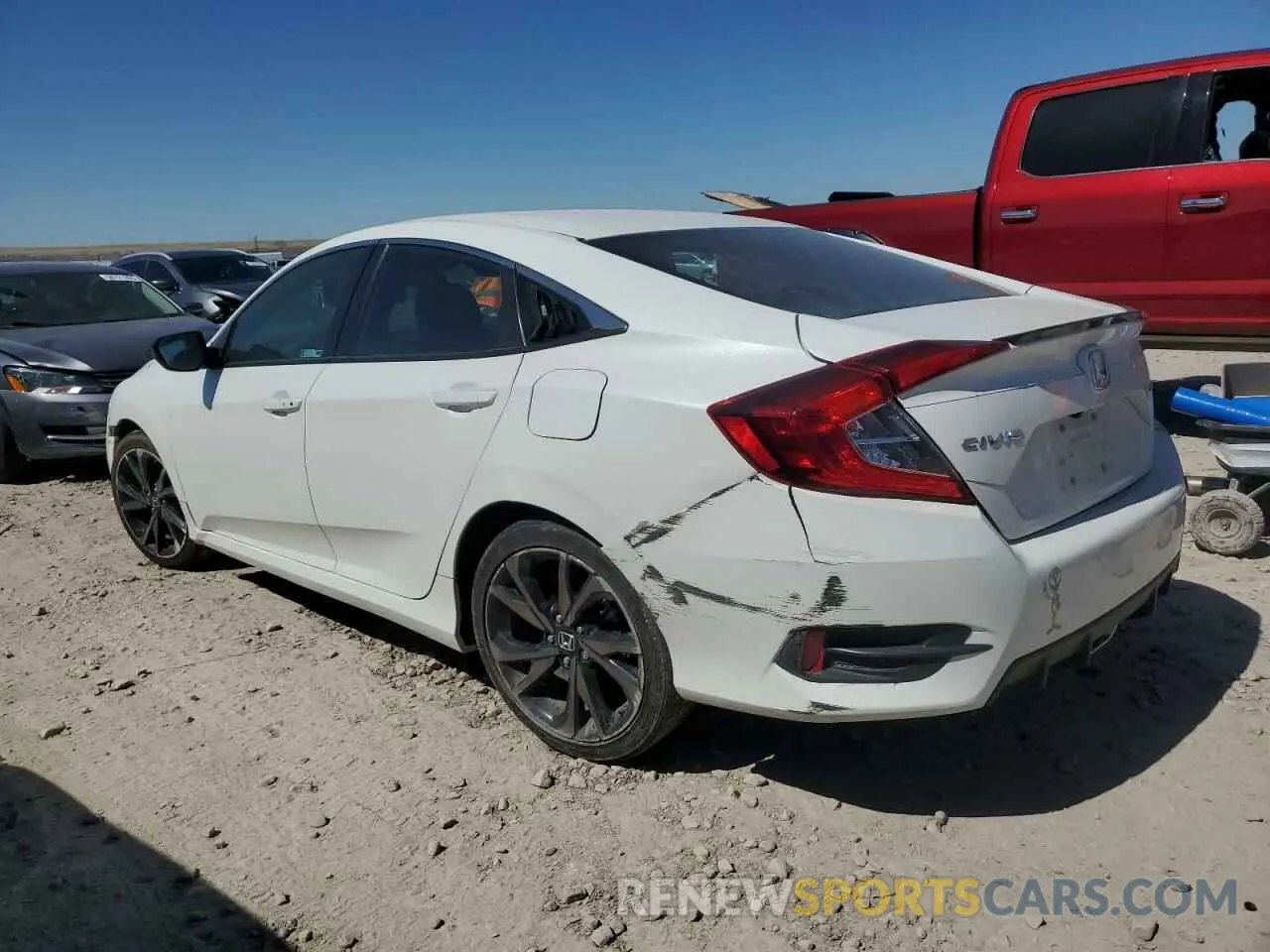 2 Photograph of a damaged car 2HGFC2F86MH559324 HONDA CIVIC 2021