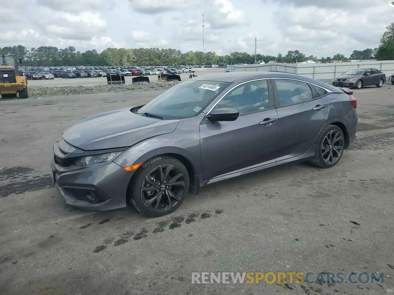 1 Photograph of a damaged car 2HGFC2F87MH501660 HONDA CIVIC 2021