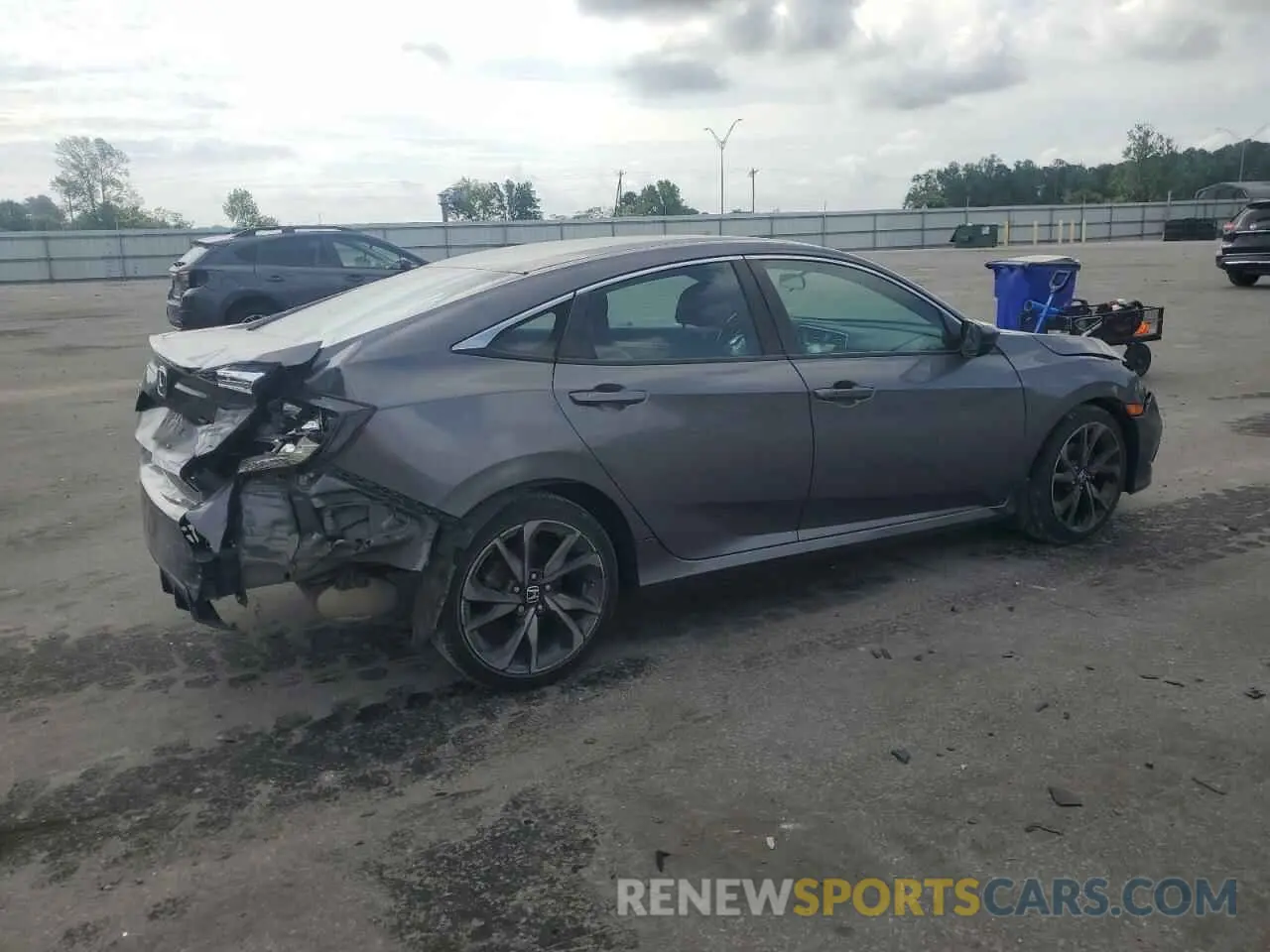 3 Photograph of a damaged car 2HGFC2F87MH501660 HONDA CIVIC 2021