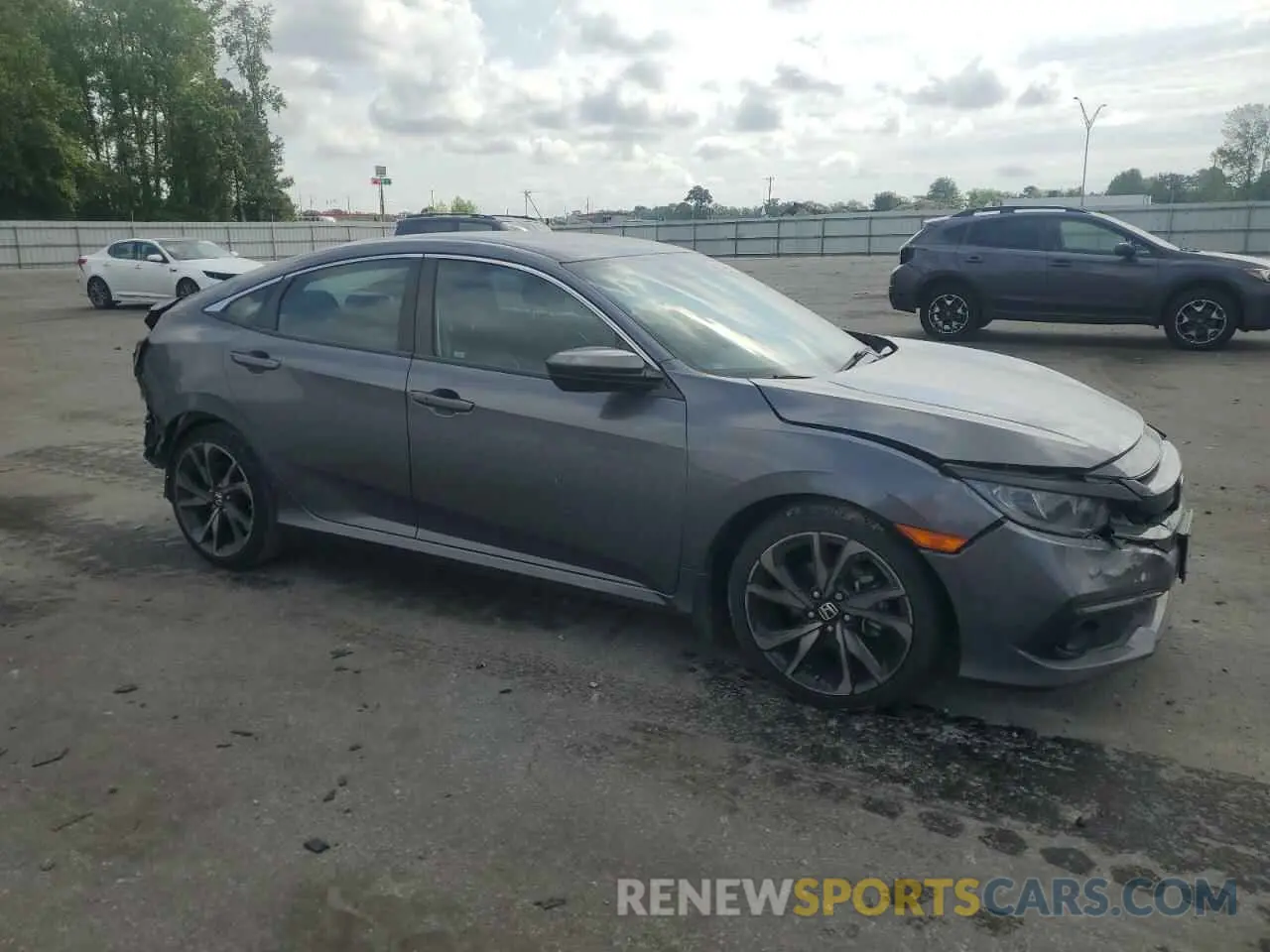4 Photograph of a damaged car 2HGFC2F87MH501660 HONDA CIVIC 2021