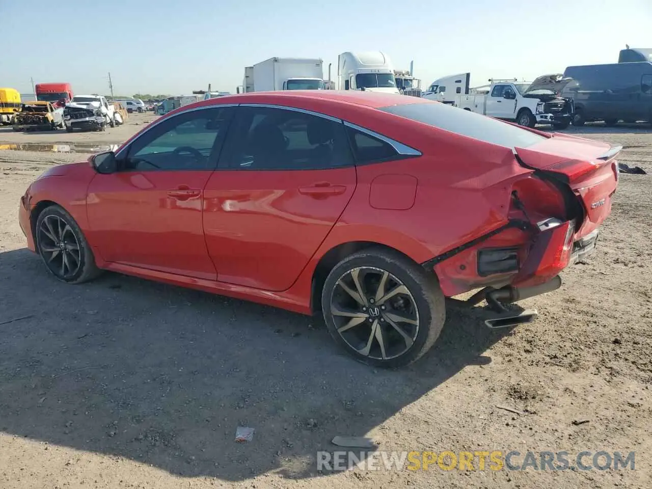 2 Photograph of a damaged car 2HGFC2F87MH512870 HONDA CIVIC 2021