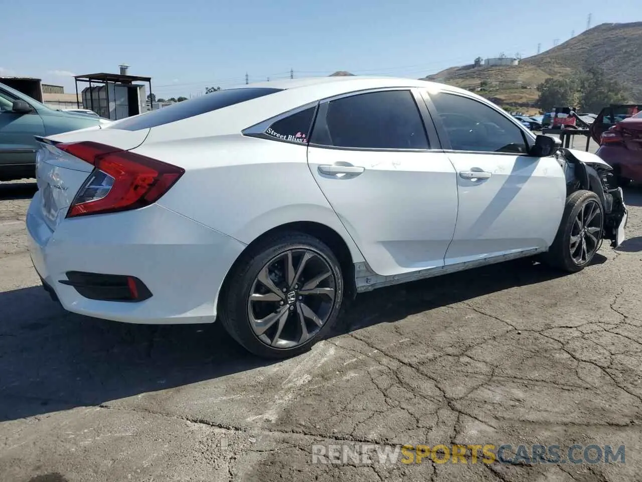 3 Photograph of a damaged car 2HGFC2F87MH525280 HONDA CIVIC 2021