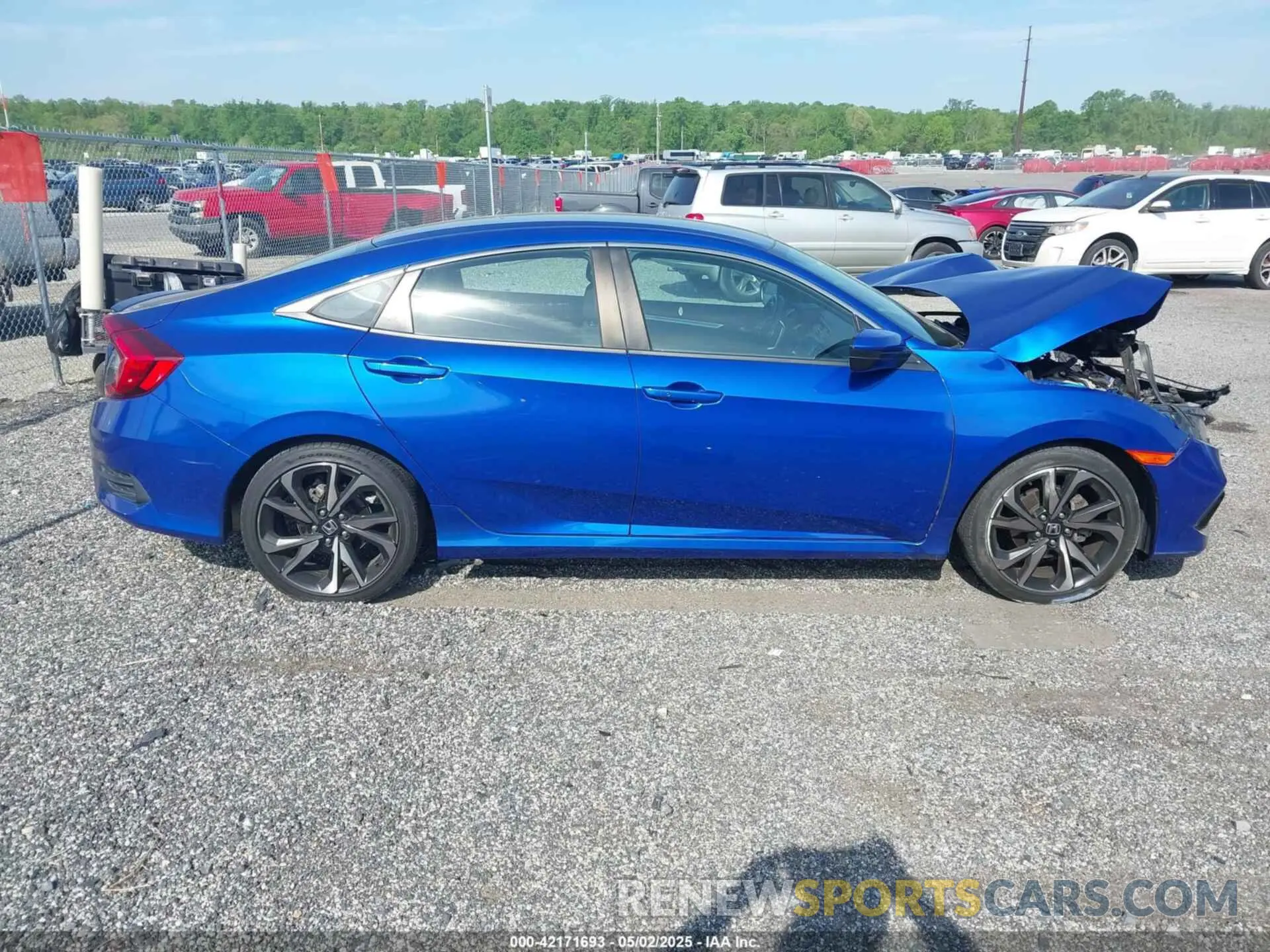 13 Photograph of a damaged car 2HGFC2F87MH525814 HONDA CIVIC 2021