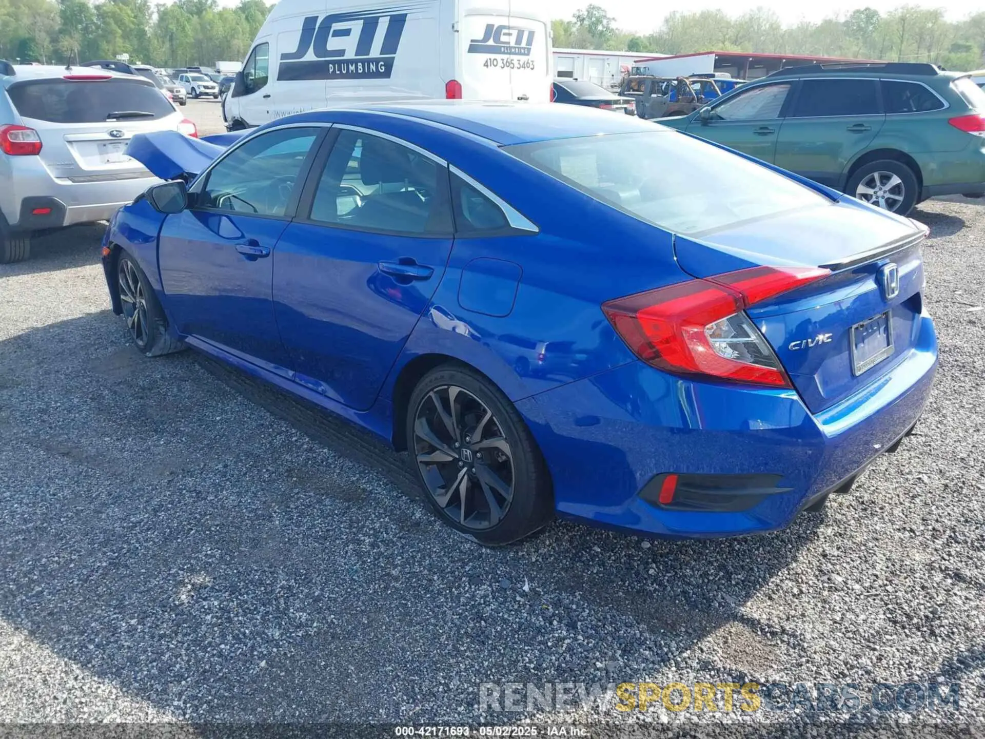 3 Photograph of a damaged car 2HGFC2F87MH525814 HONDA CIVIC 2021
