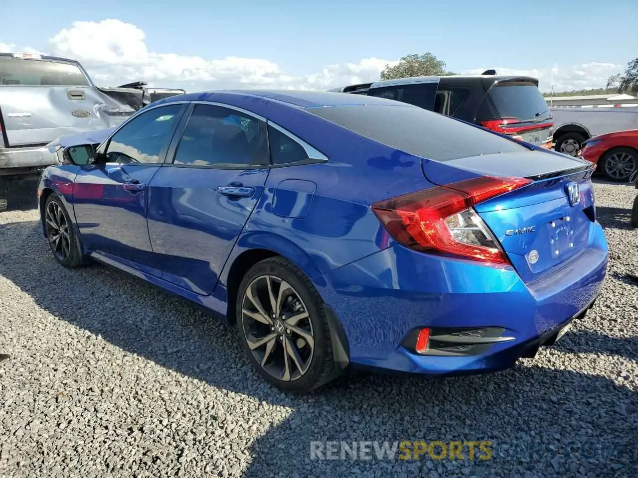 2 Photograph of a damaged car 2HGFC2F87MH535596 HONDA CIVIC 2021