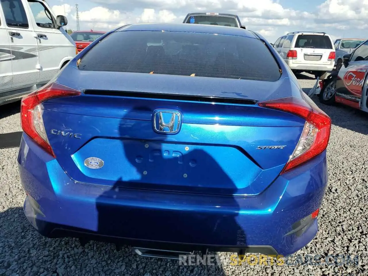 6 Photograph of a damaged car 2HGFC2F87MH535596 HONDA CIVIC 2021