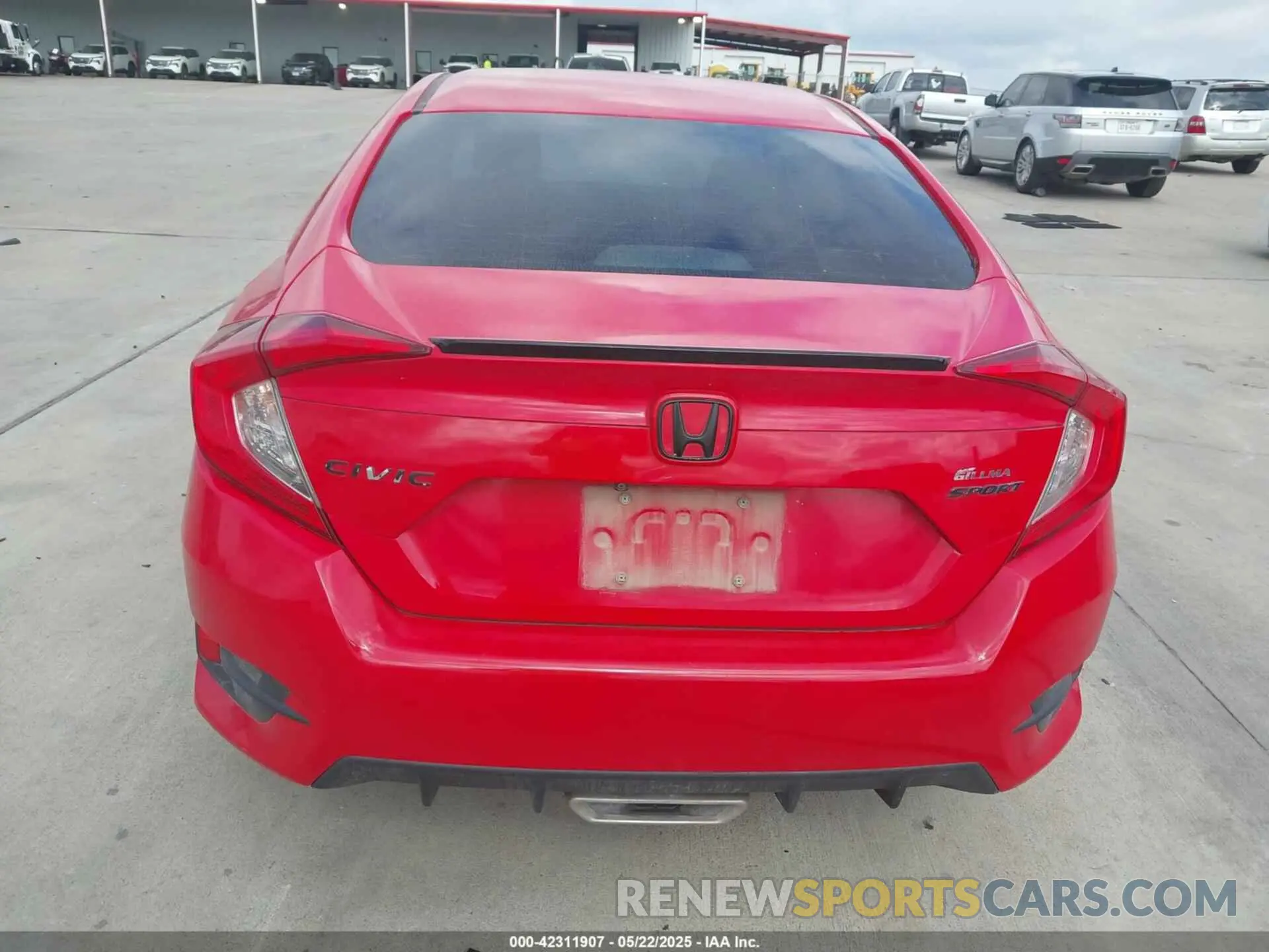 16 Photograph of a damaged car 2HGFC2F87MH539535 HONDA CIVIC 2021