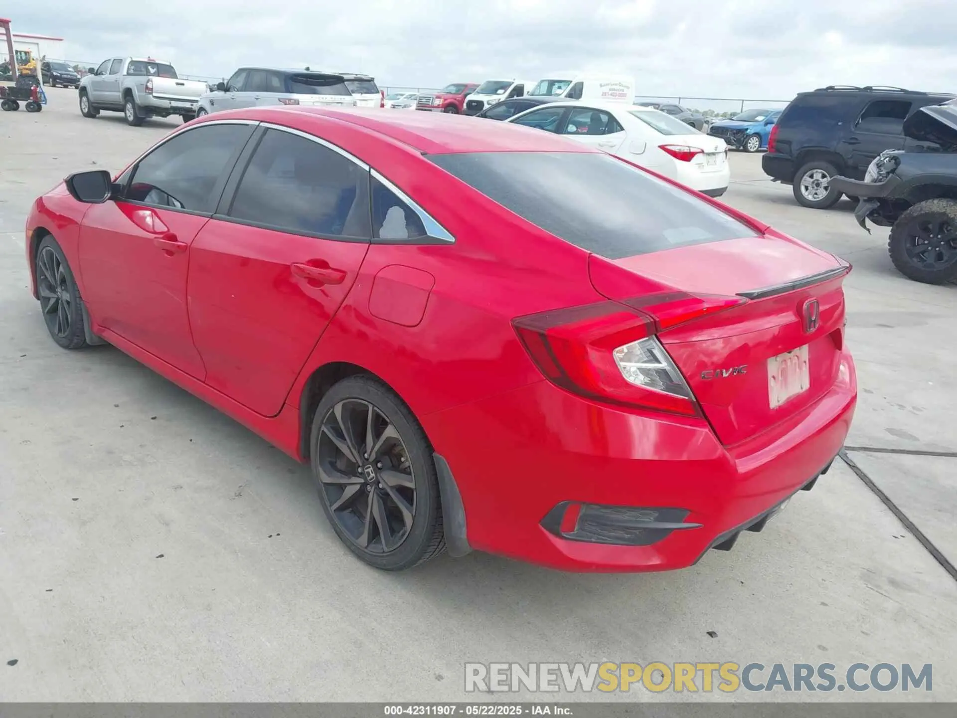 3 Photograph of a damaged car 2HGFC2F87MH539535 HONDA CIVIC 2021