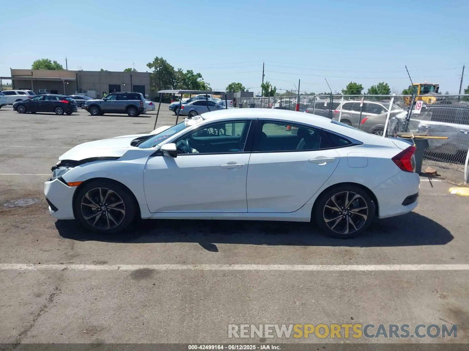14 Photograph of a damaged car 2HGFC2F87MH540023 HONDA CIVIC 2021