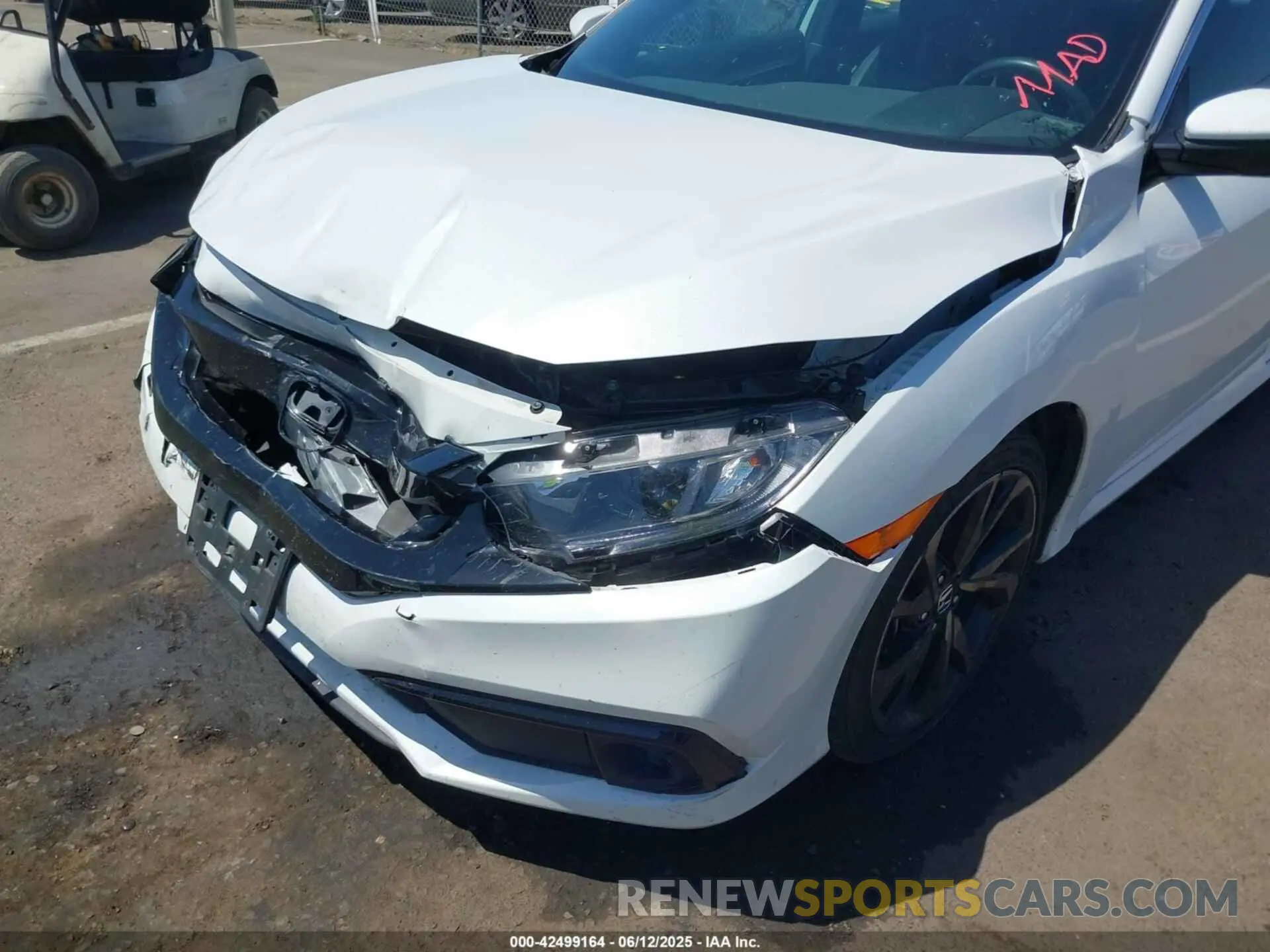 6 Photograph of a damaged car 2HGFC2F87MH540023 HONDA CIVIC 2021