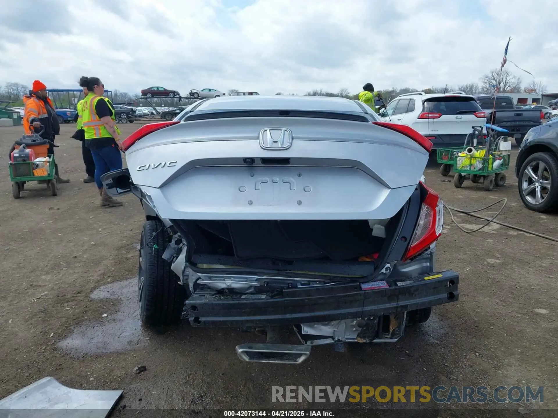 17 Photograph of a damaged car 2HGFC2F87MH541060 HONDA CIVIC 2021