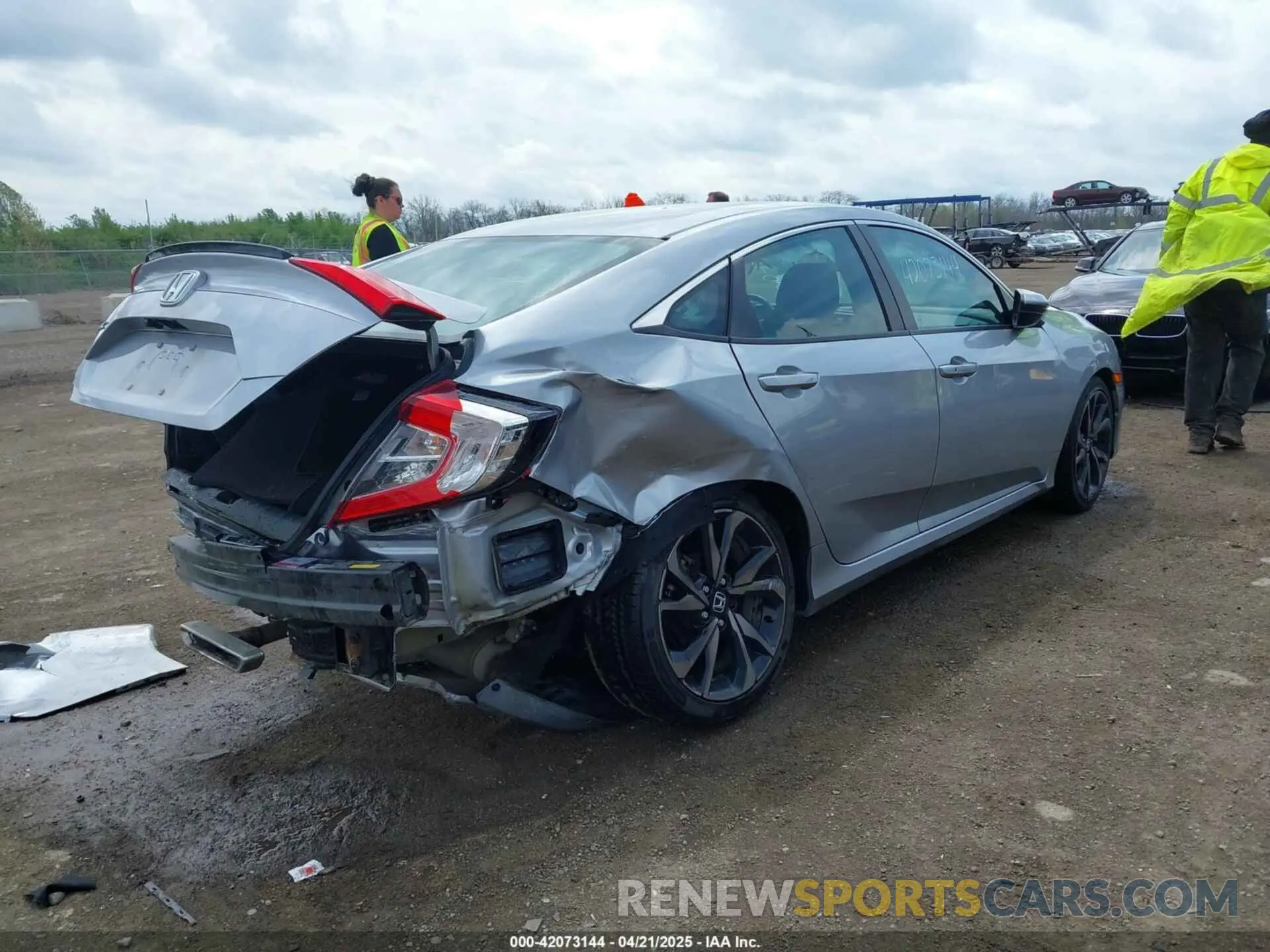 4 Photograph of a damaged car 2HGFC2F87MH541060 HONDA CIVIC 2021