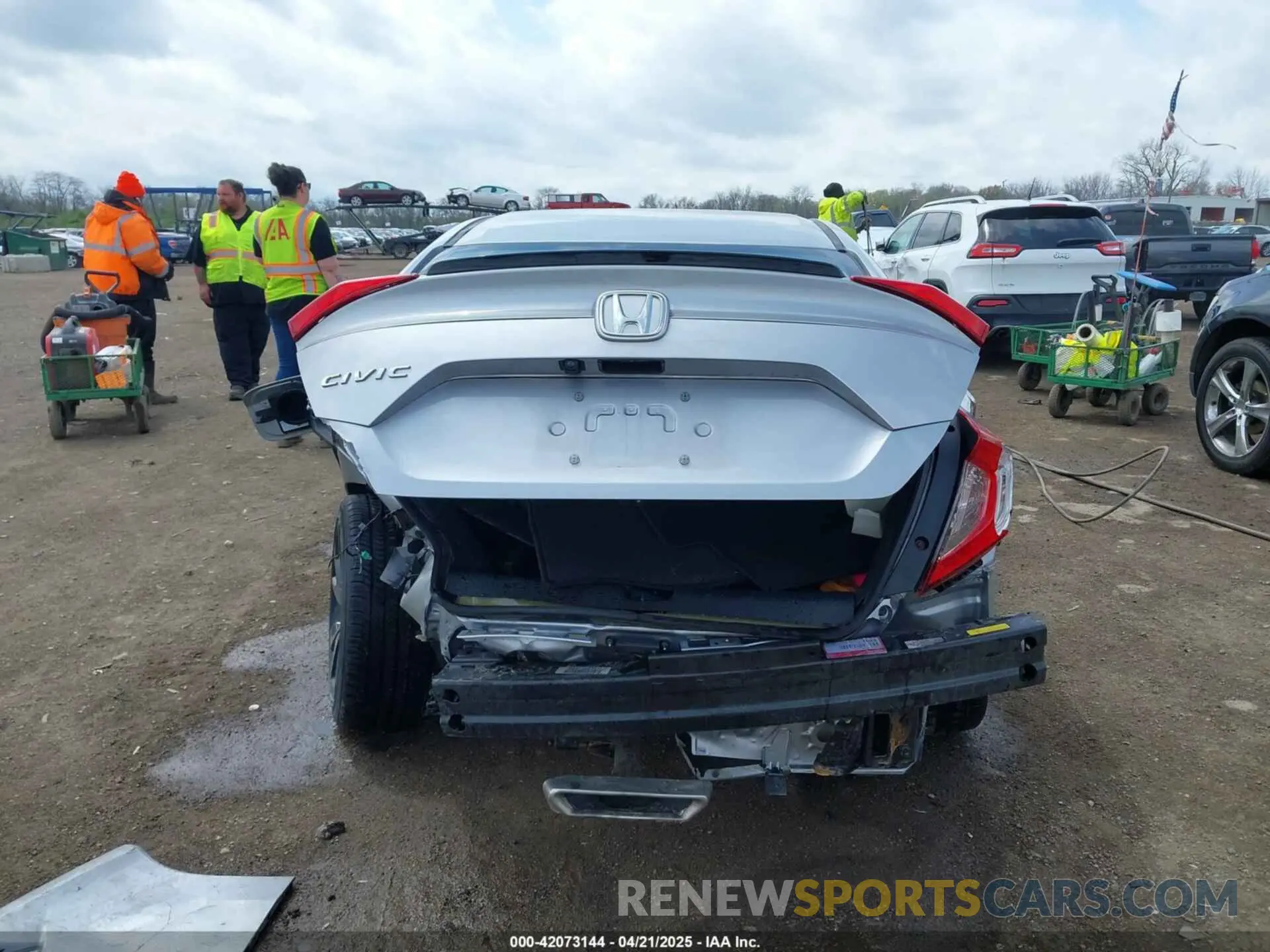 6 Photograph of a damaged car 2HGFC2F87MH541060 HONDA CIVIC 2021