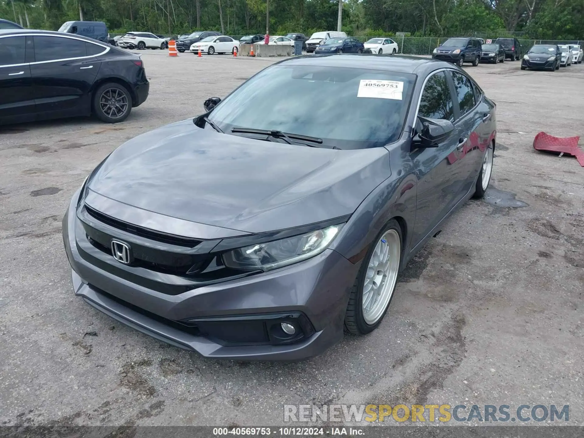 2 Photograph of a damaged car 2HGFC2F87MH543570 HONDA CIVIC 2021