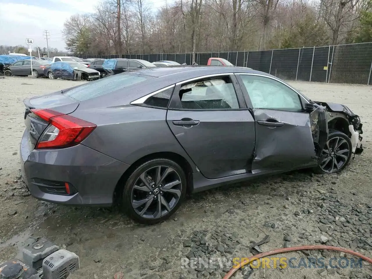 3 Photograph of a damaged car 2HGFC2F87MH544279 HONDA CIVIC 2021