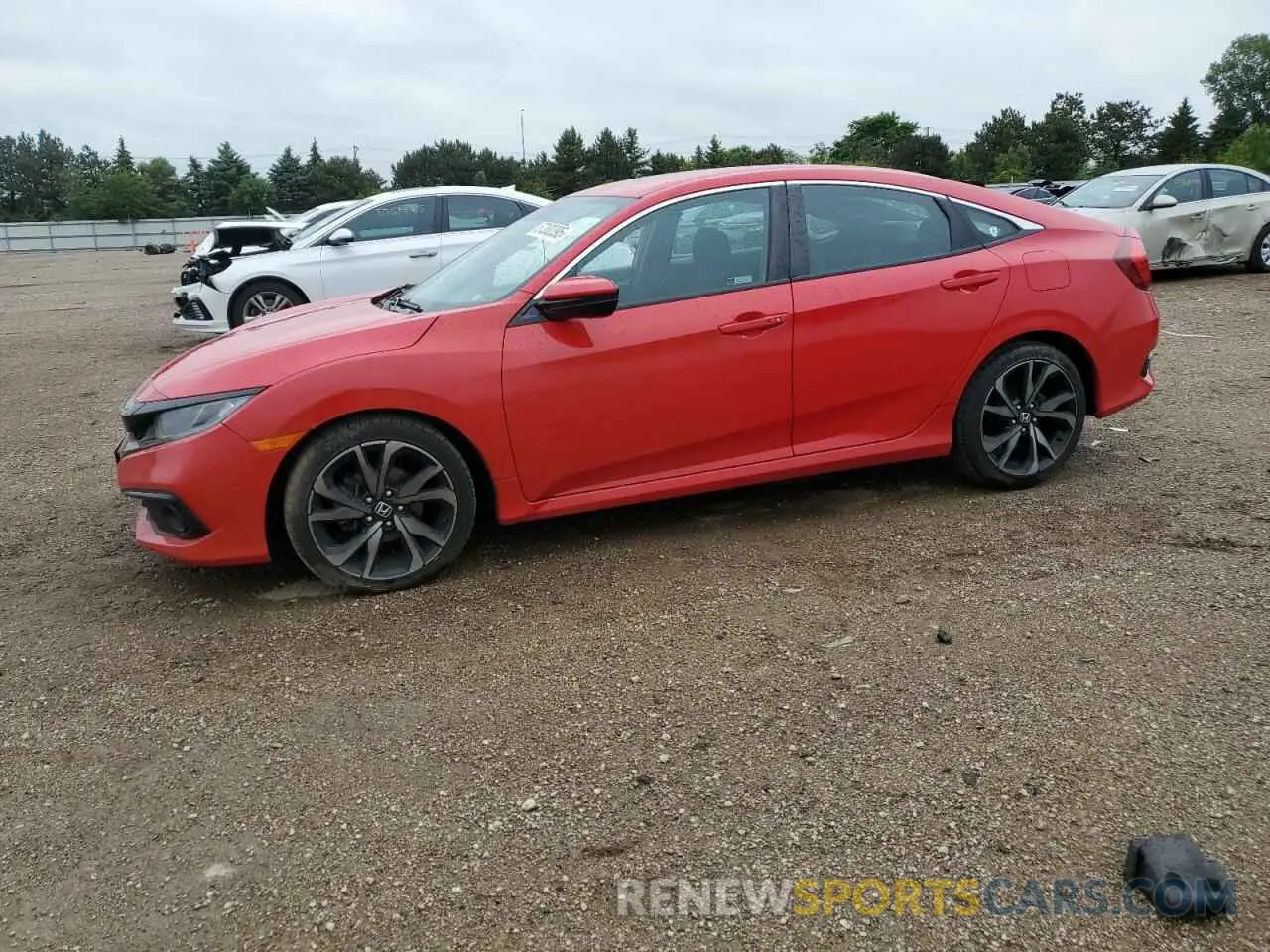 1 Photograph of a damaged car 2HGFC2F87MH544847 HONDA CIVIC 2021