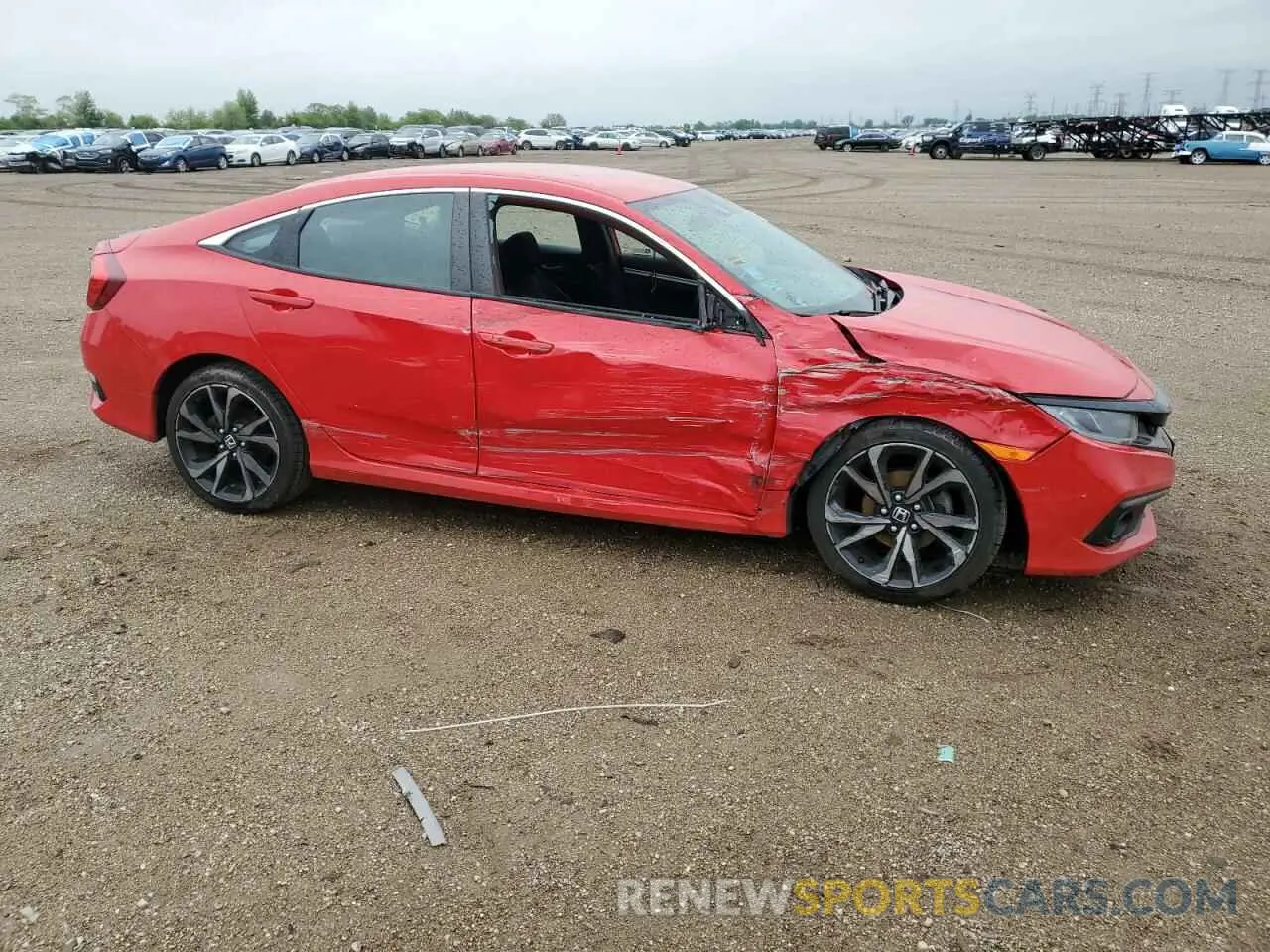 4 Photograph of a damaged car 2HGFC2F87MH544847 HONDA CIVIC 2021