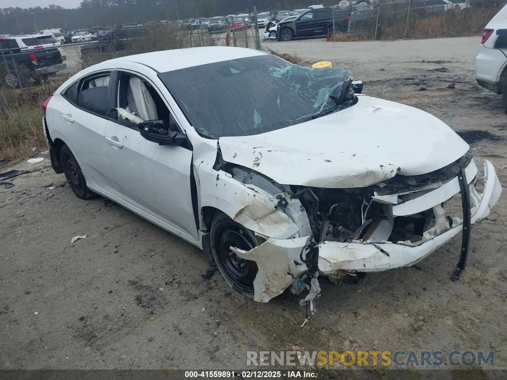 1 Photograph of a damaged car 2HGFC2F87MH551698 HONDA CIVIC 2021