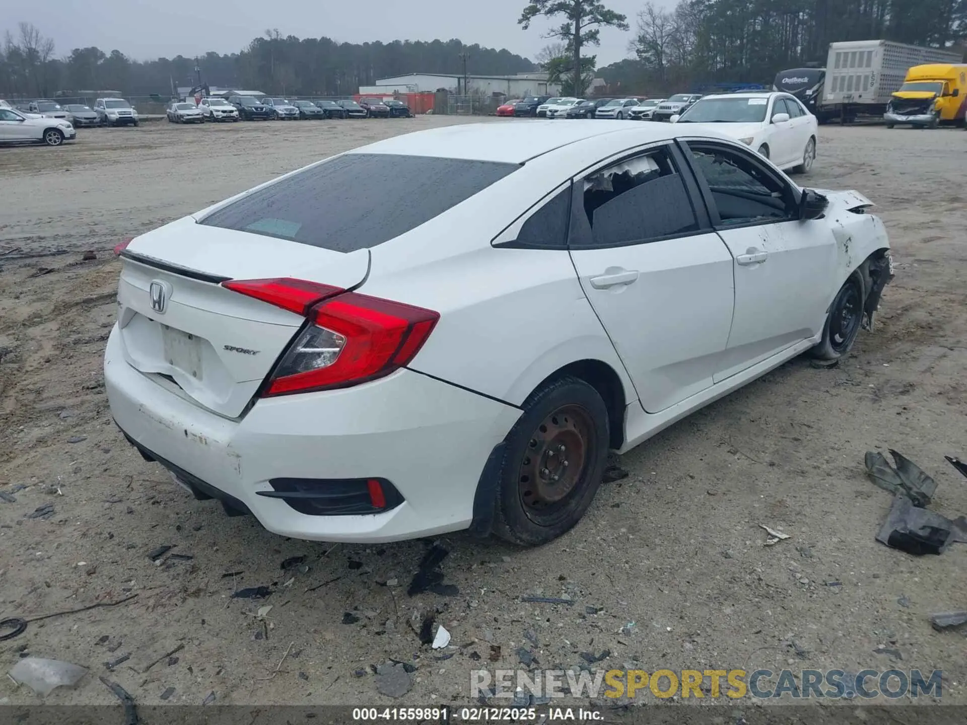 4 Photograph of a damaged car 2HGFC2F87MH551698 HONDA CIVIC 2021