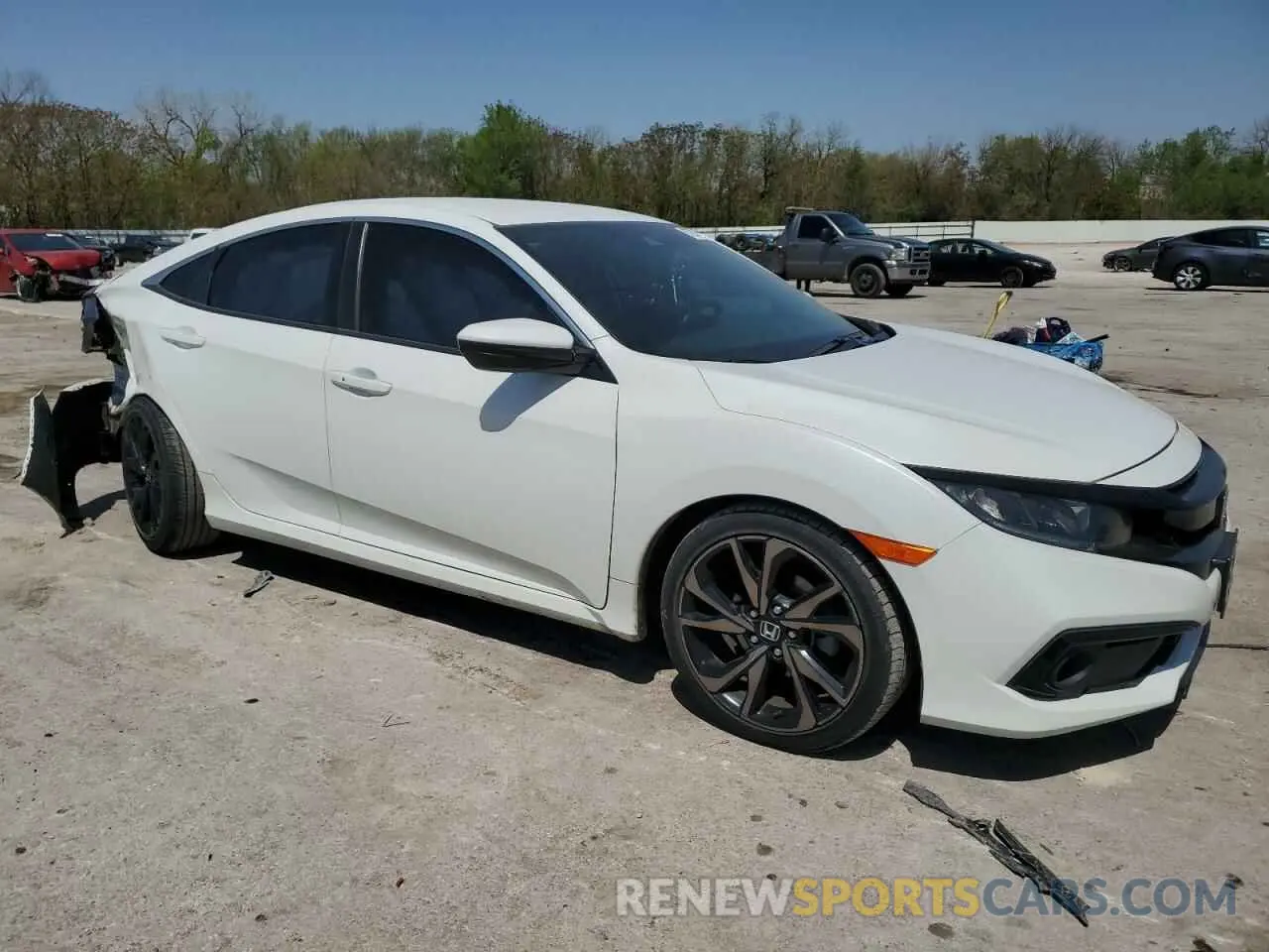 4 Photograph of a damaged car 2HGFC2F87MH559610 HONDA CIVIC 2021