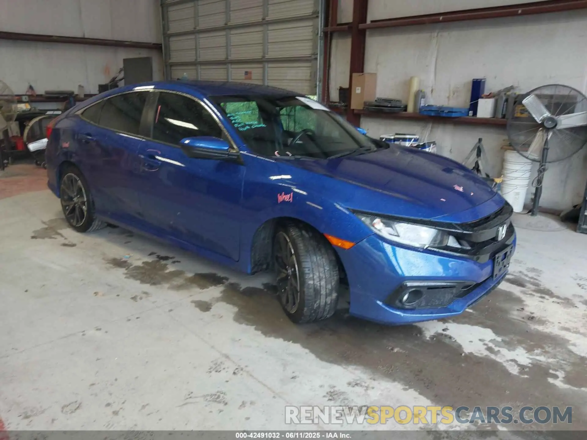 1 Photograph of a damaged car 2HGFC2F88MH504924 HONDA CIVIC 2021