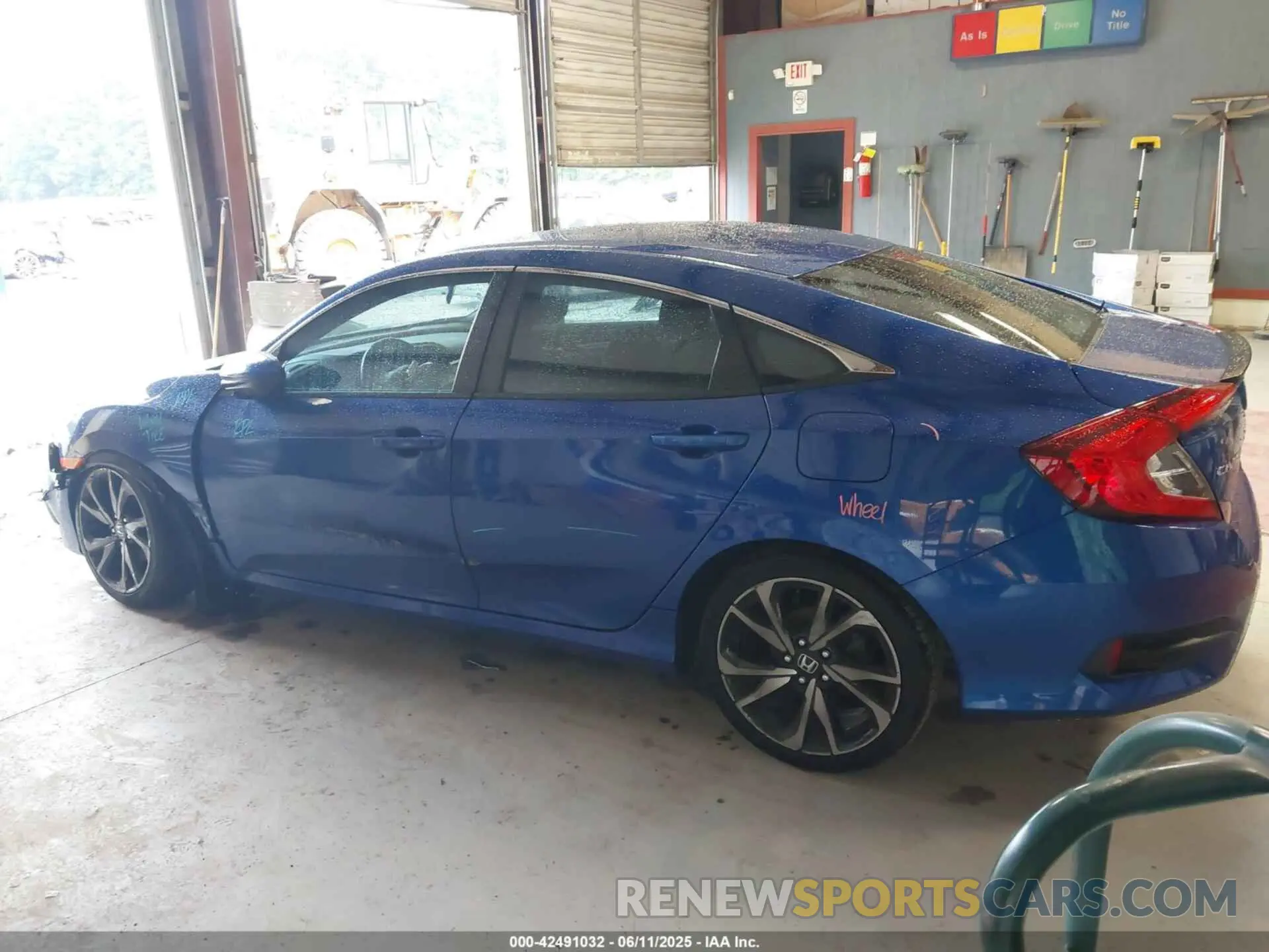 14 Photograph of a damaged car 2HGFC2F88MH504924 HONDA CIVIC 2021