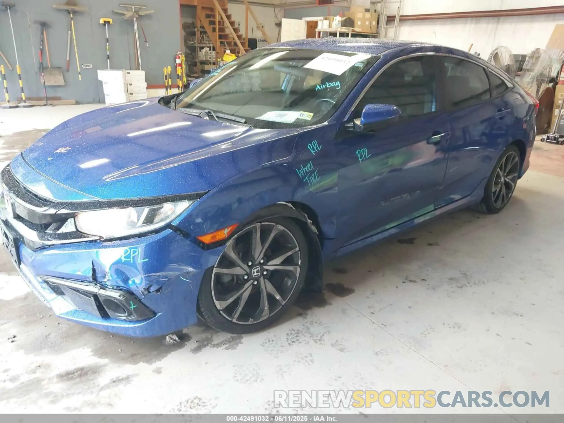 2 Photograph of a damaged car 2HGFC2F88MH504924 HONDA CIVIC 2021