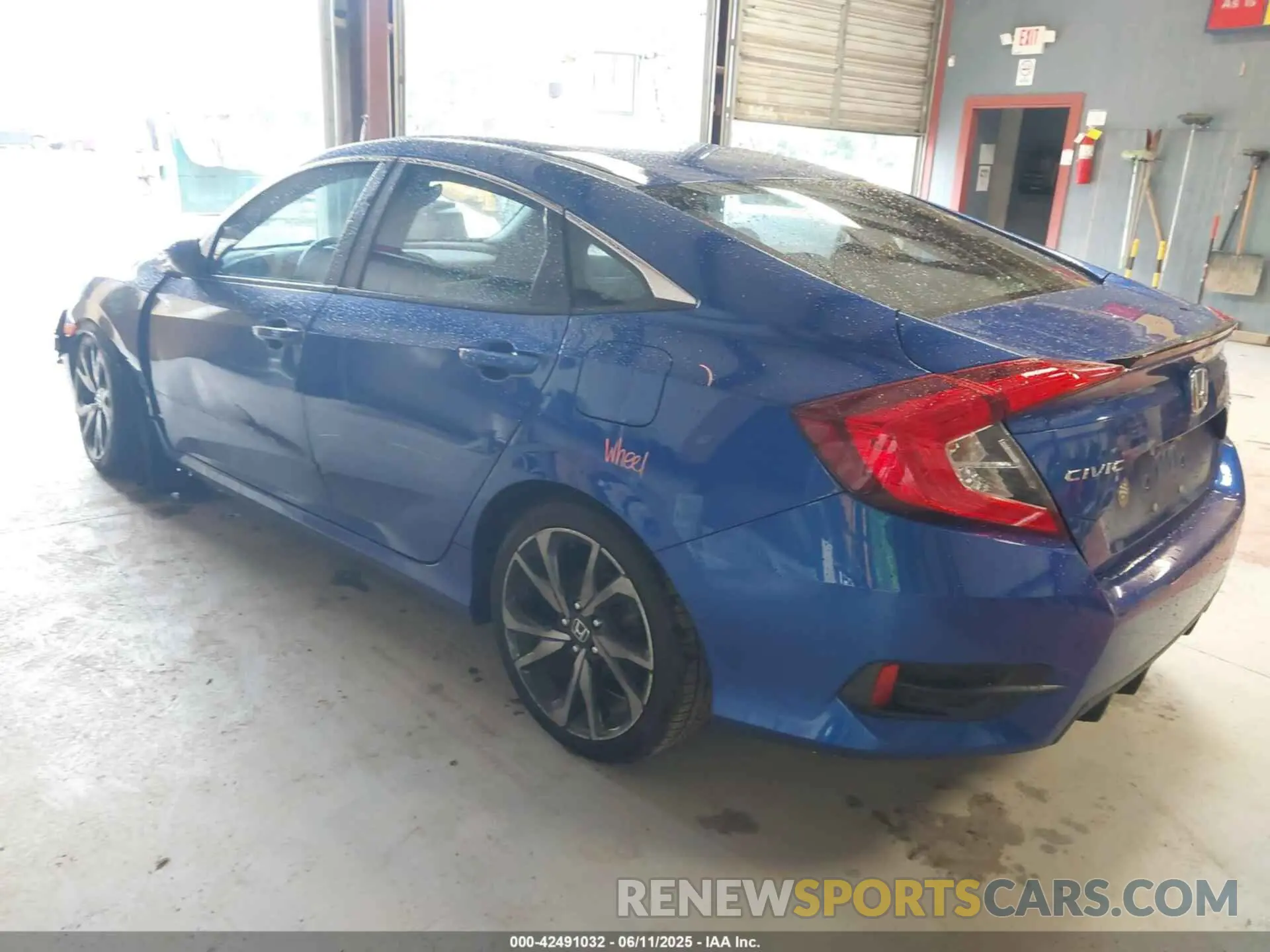 3 Photograph of a damaged car 2HGFC2F88MH504924 HONDA CIVIC 2021