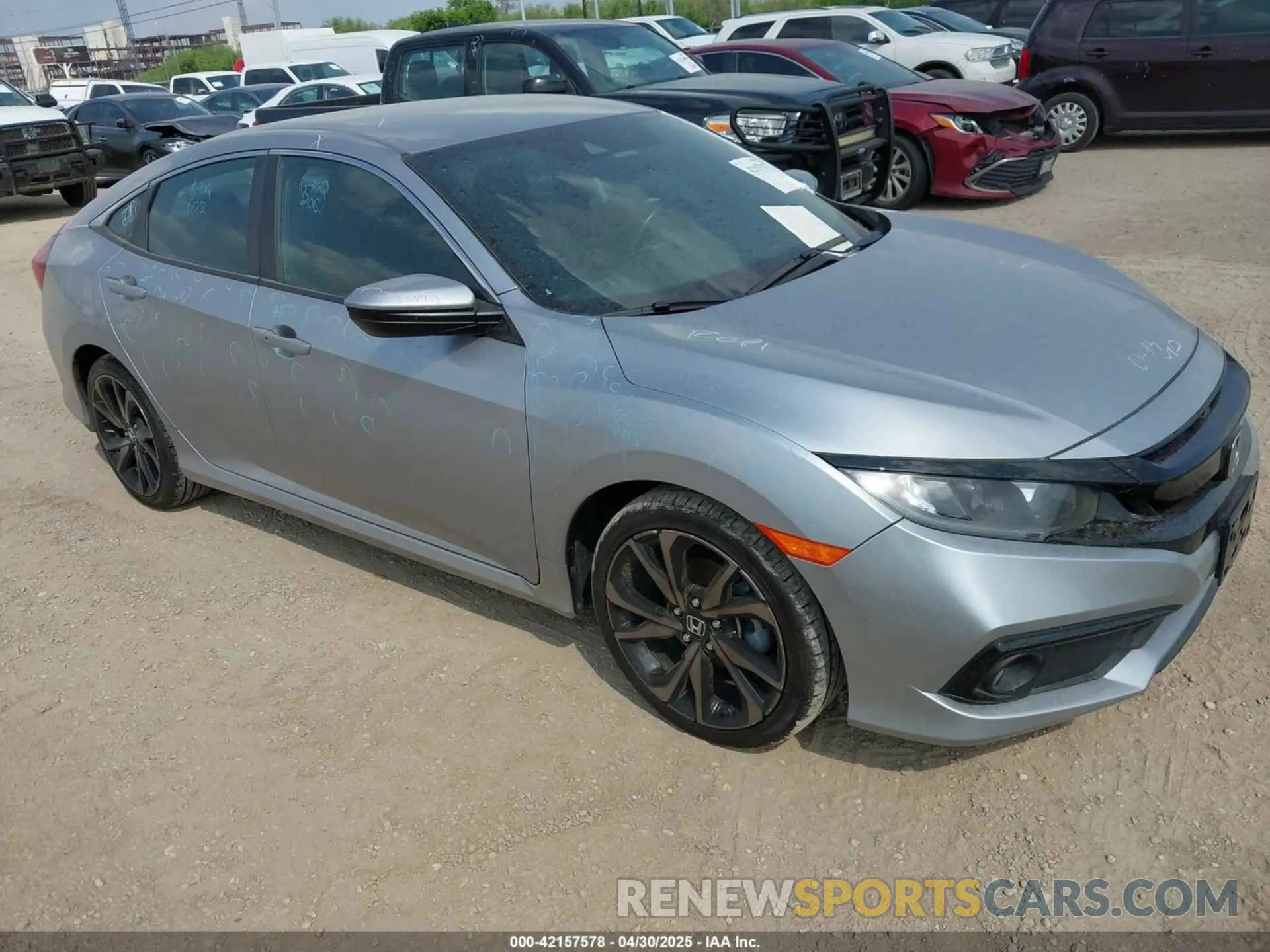 1 Photograph of a damaged car 2HGFC2F88MH506026 HONDA CIVIC 2021