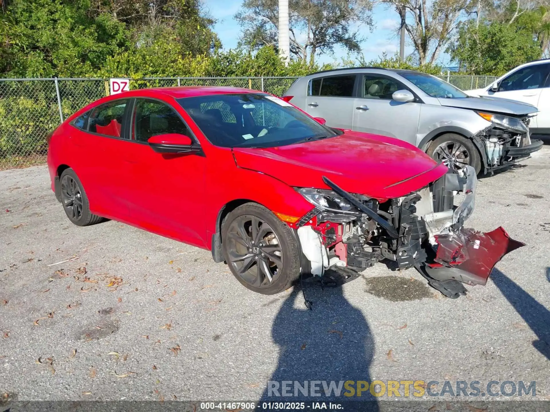 1 Photograph of a damaged car 2HGFC2F88MH513302 HONDA CIVIC 2021