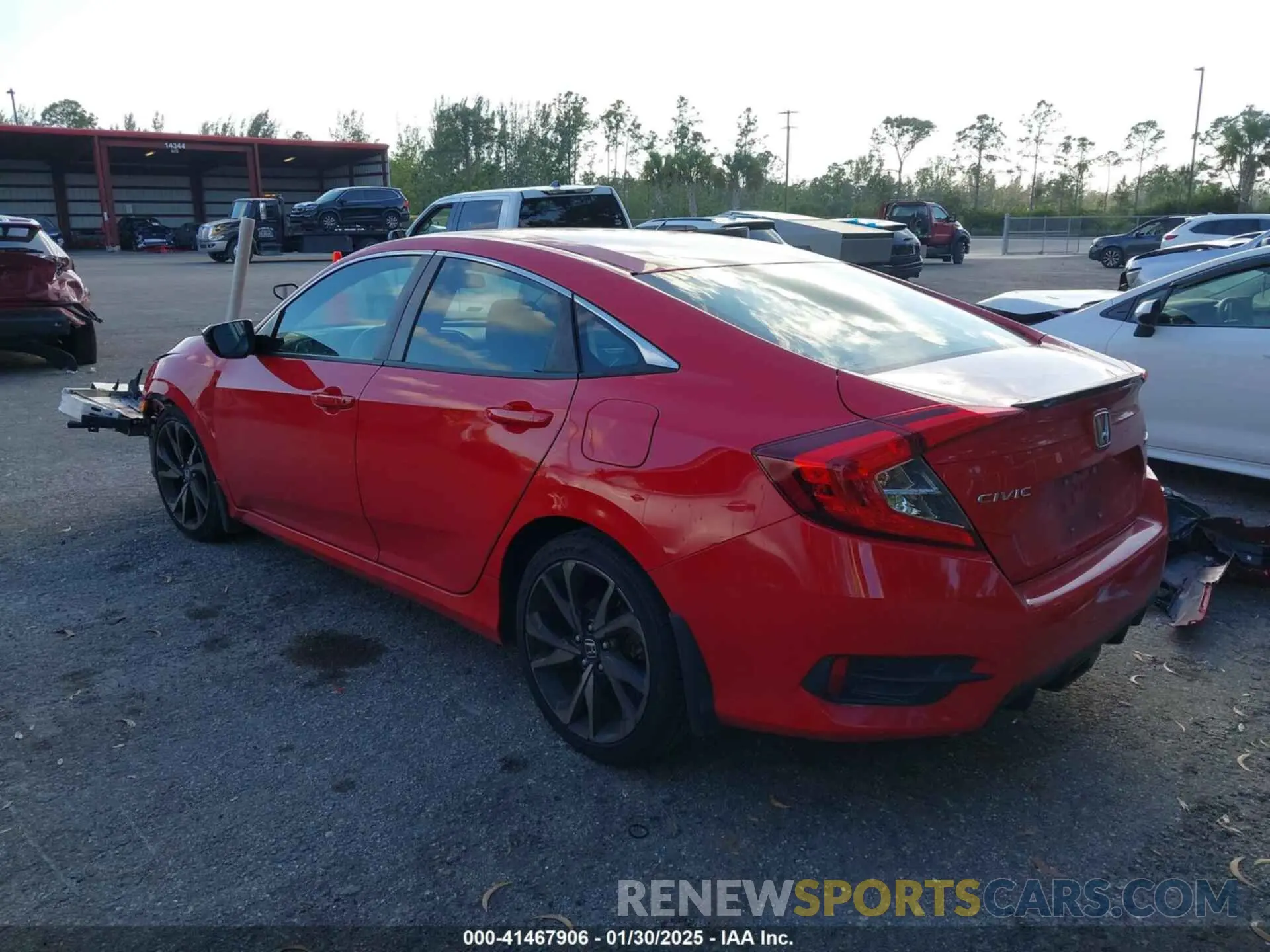 3 Photograph of a damaged car 2HGFC2F88MH513302 HONDA CIVIC 2021