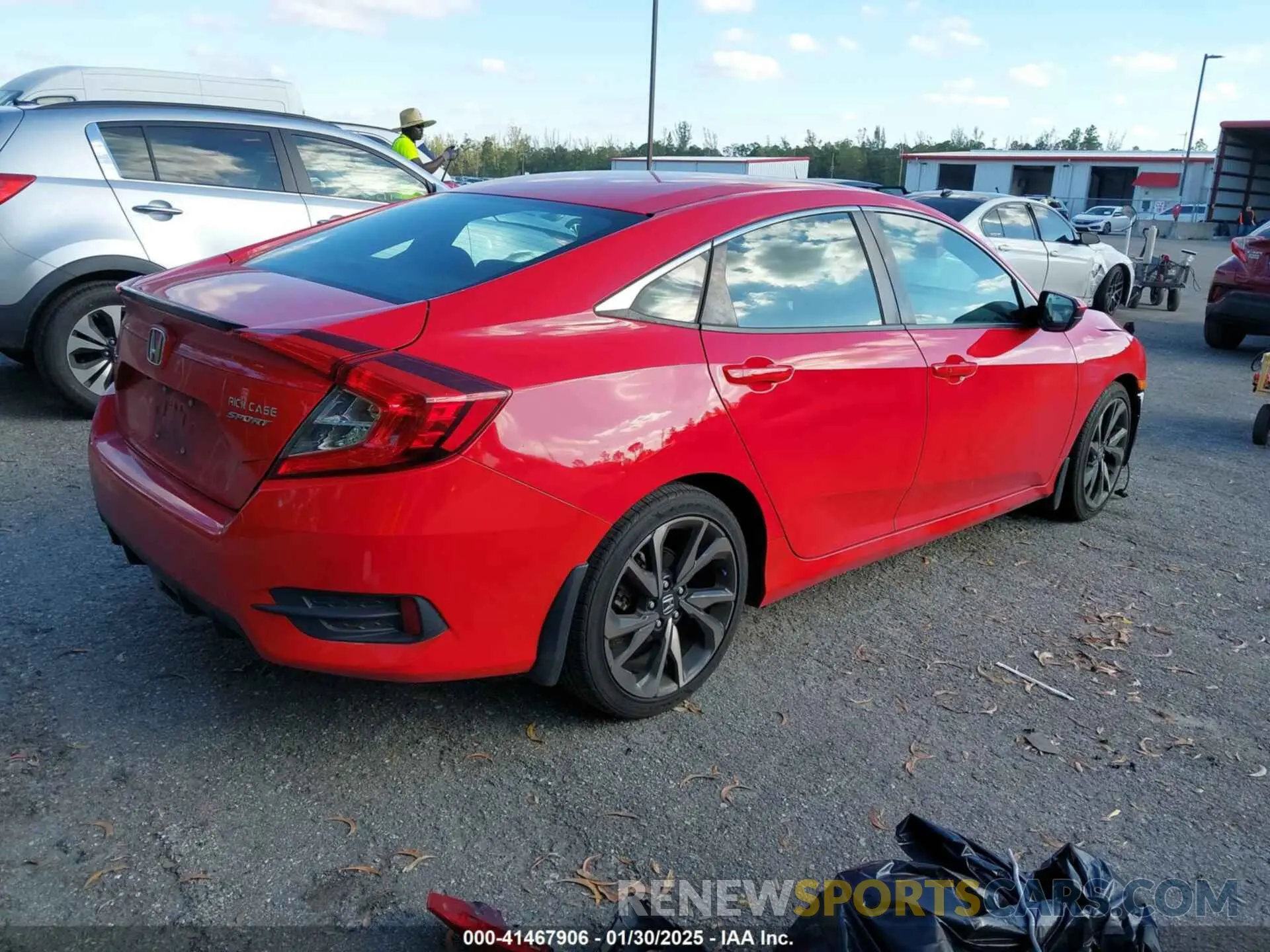 4 Photograph of a damaged car 2HGFC2F88MH513302 HONDA CIVIC 2021