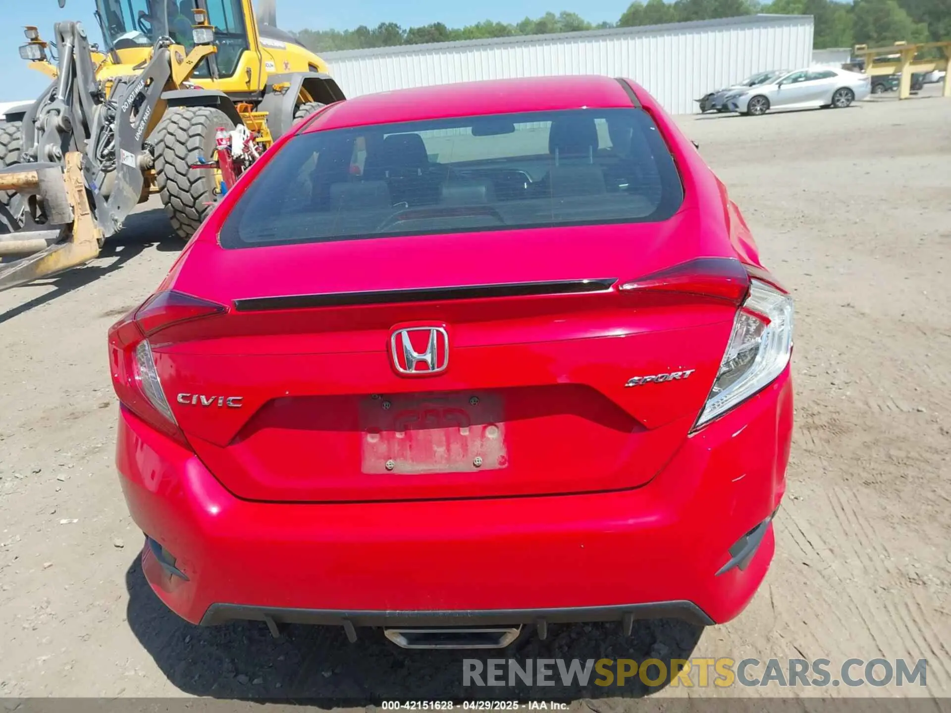 15 Photograph of a damaged car 2HGFC2F88MH536725 HONDA CIVIC 2021