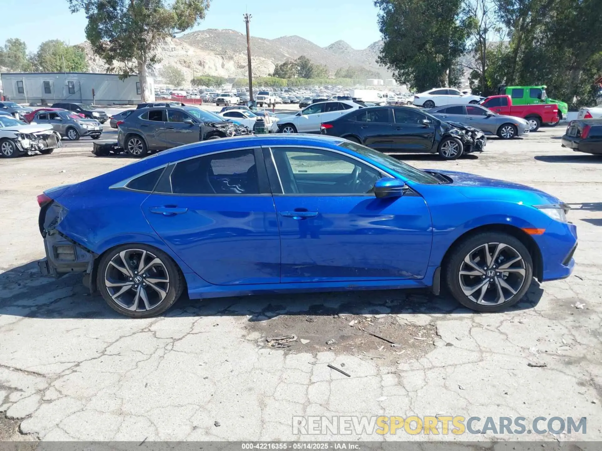 14 Photograph of a damaged car 2HGFC2F88MH547546 HONDA CIVIC 2021